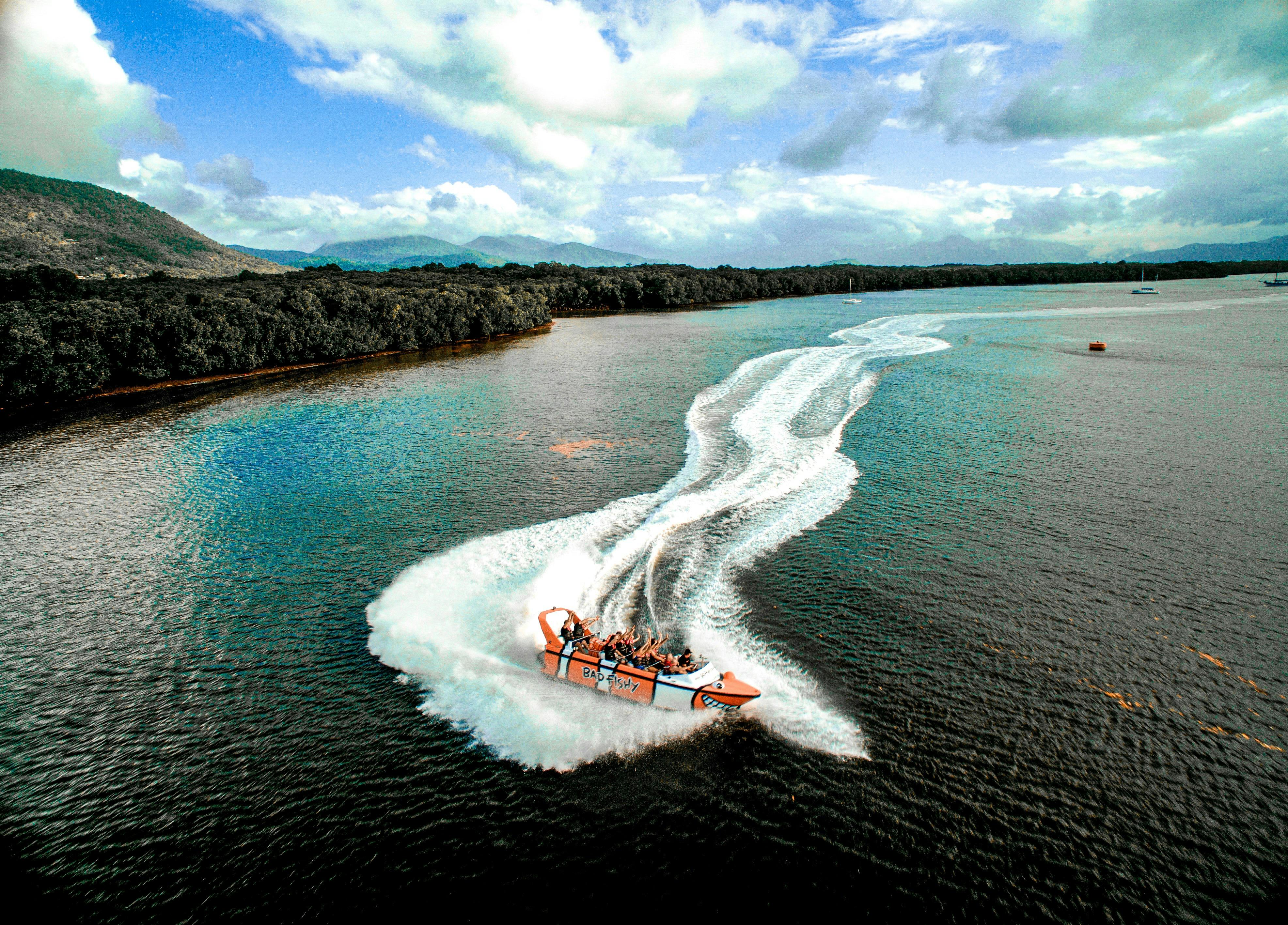 Bad Fishy Spinning through the Trinity Inlet in Cairns, Tropical North Queensland