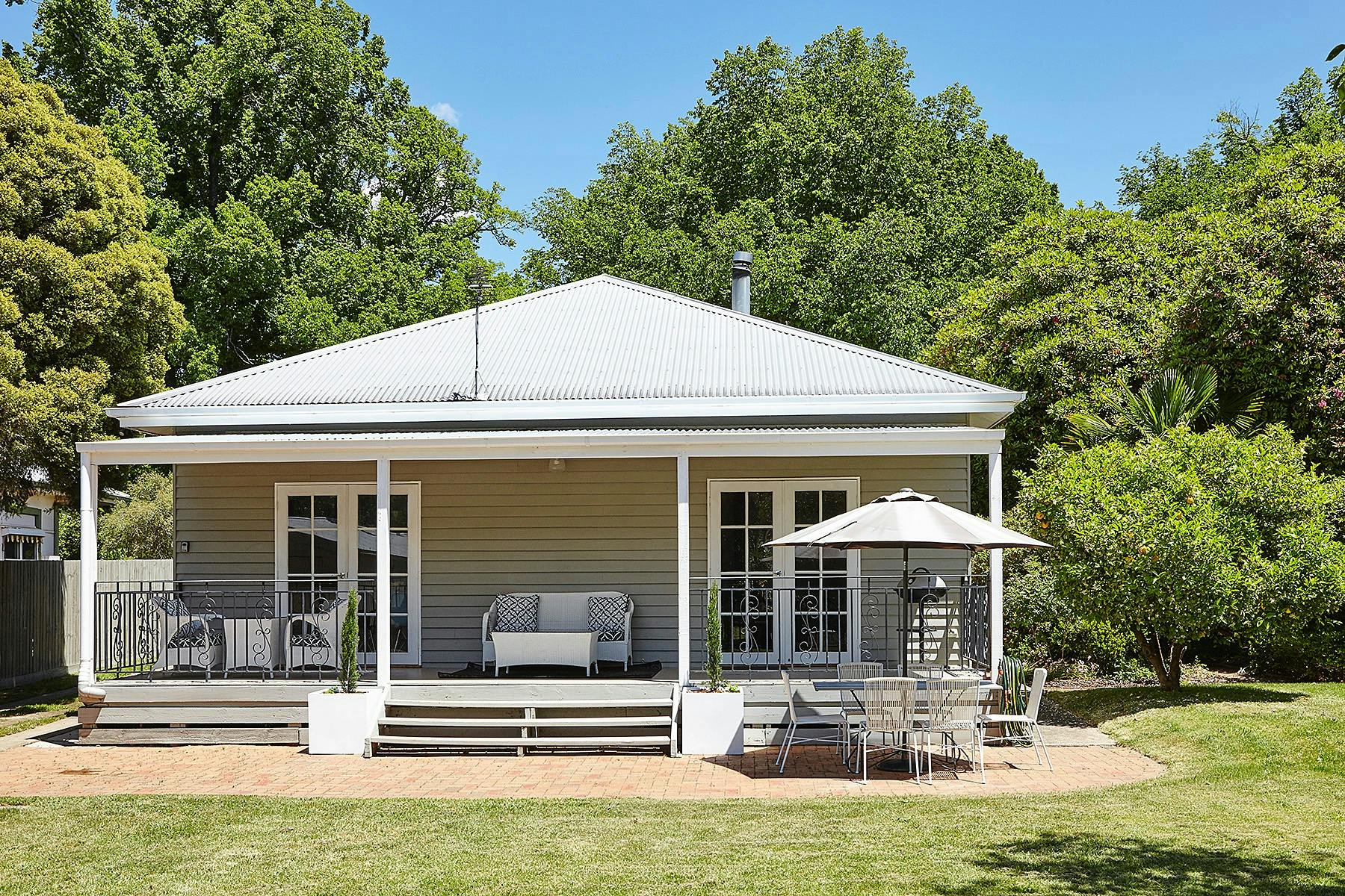 gardens sunny deck flowers garden large yard