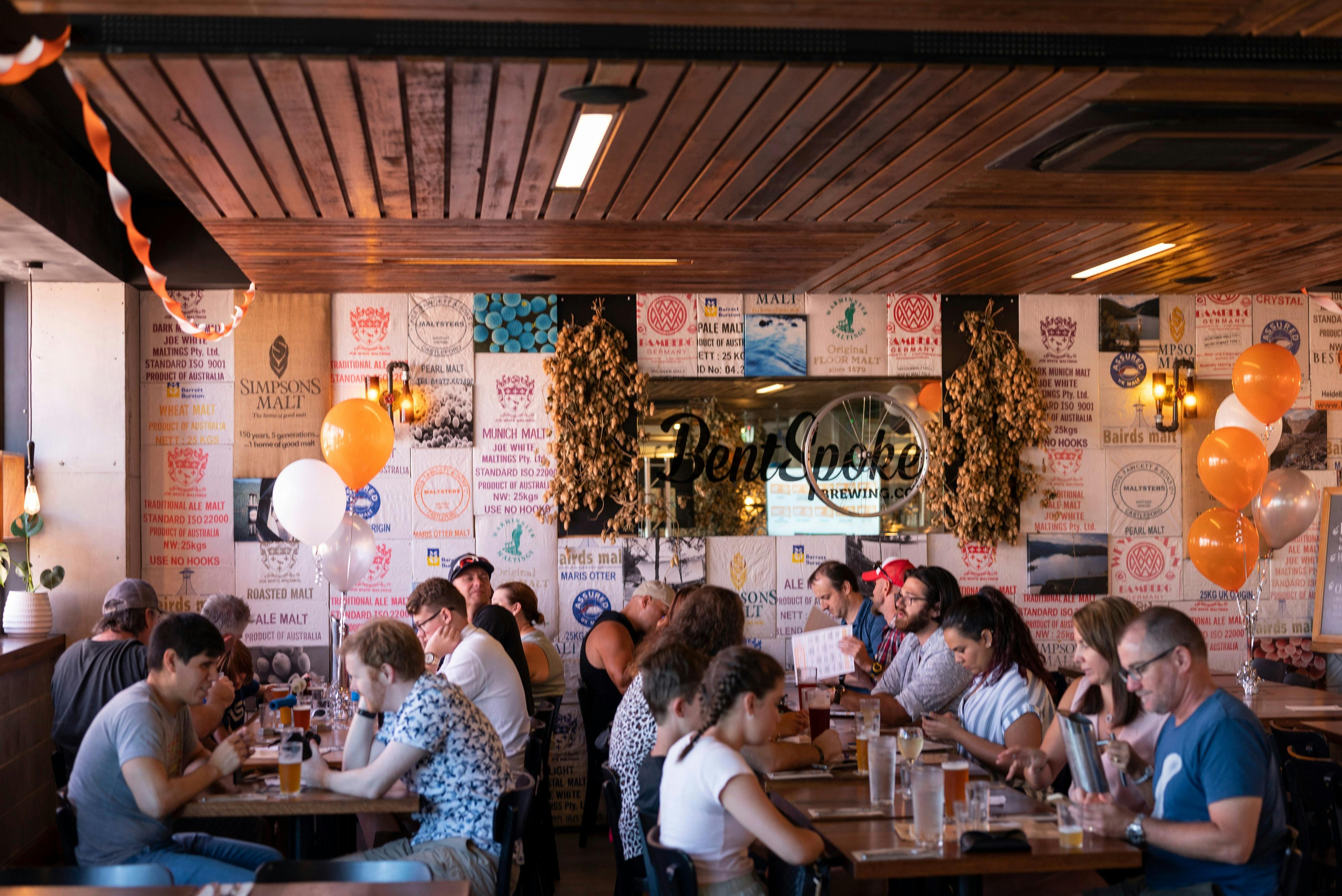 Upstairs at the BrewPub