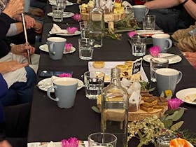 Morning Tea in Bunker bar