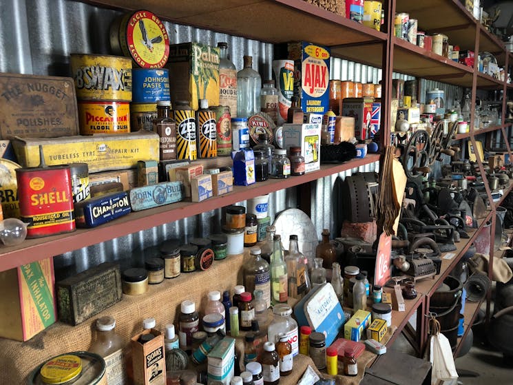 A small sample of the Mudgee Museum's General Store Display