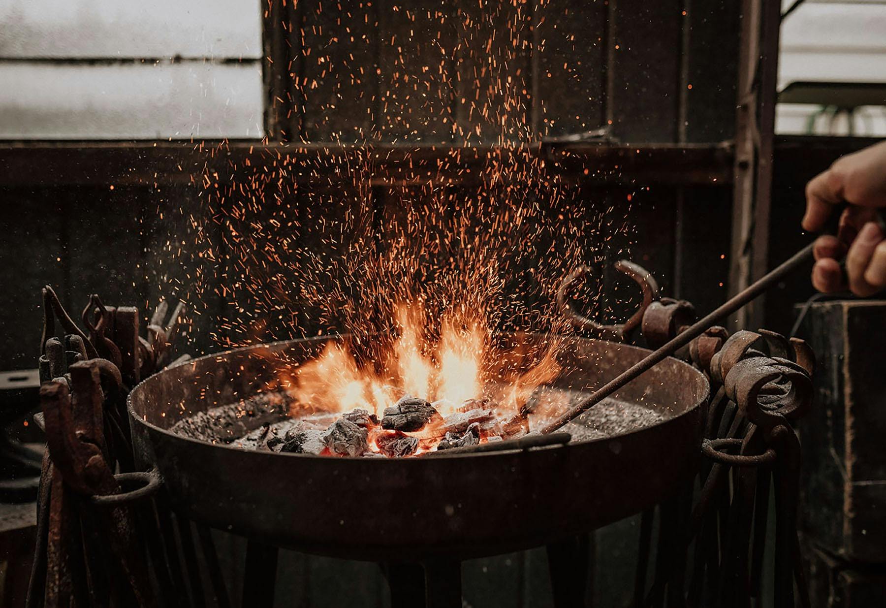 Friday evening Blacksmithing  with Rob Nansen: Jesse's Stump