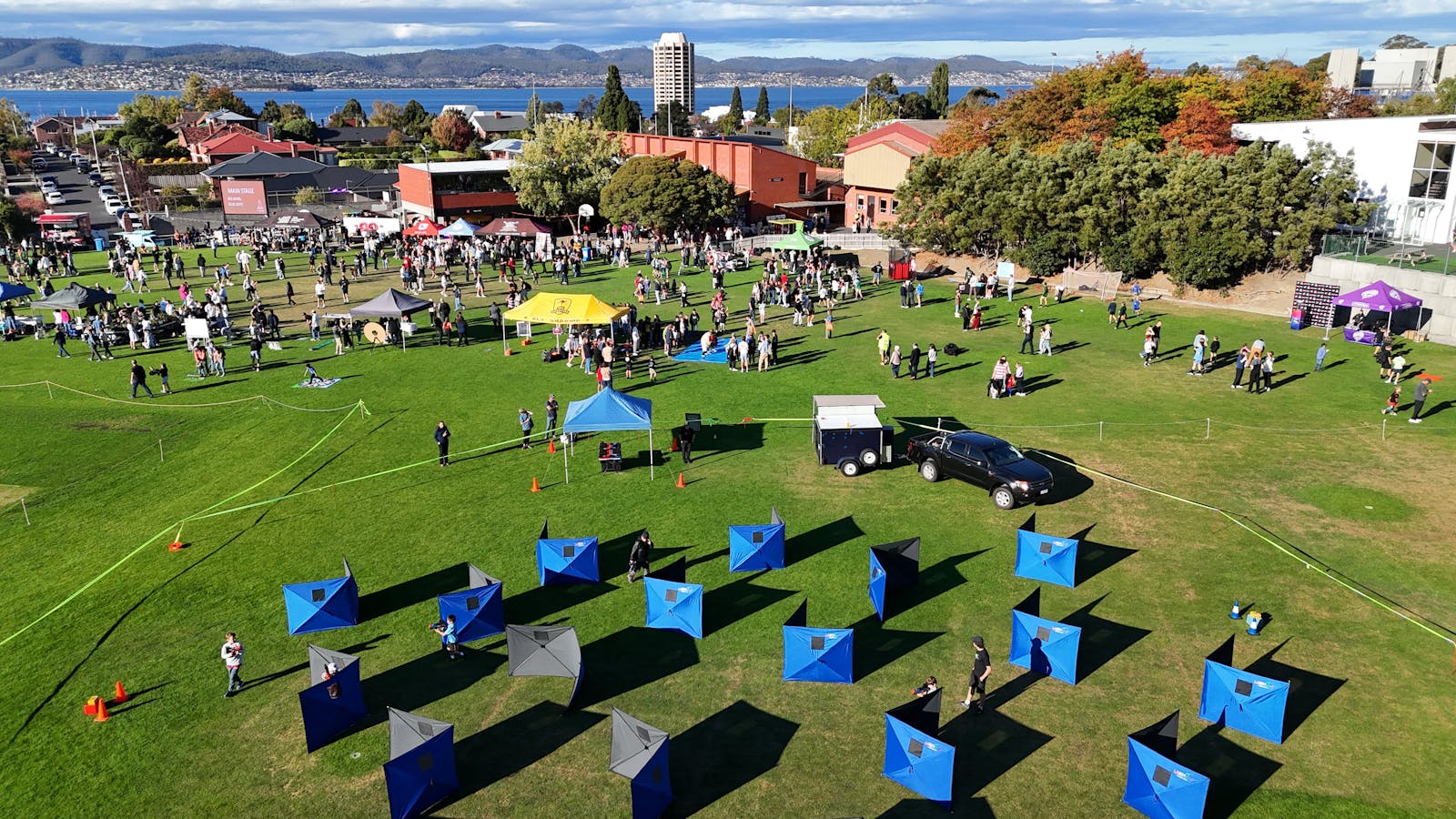 Laser Tag Tasmania - Outdoors School Fair