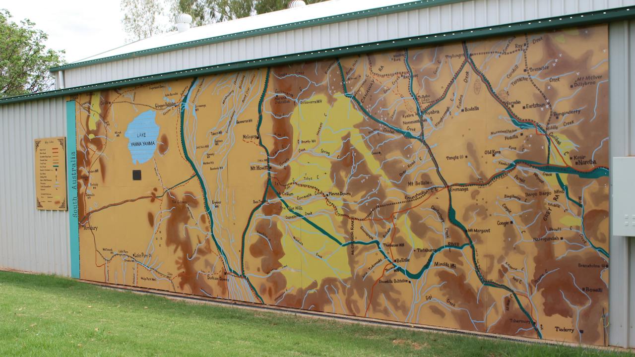 Mural at Opalopolis Park