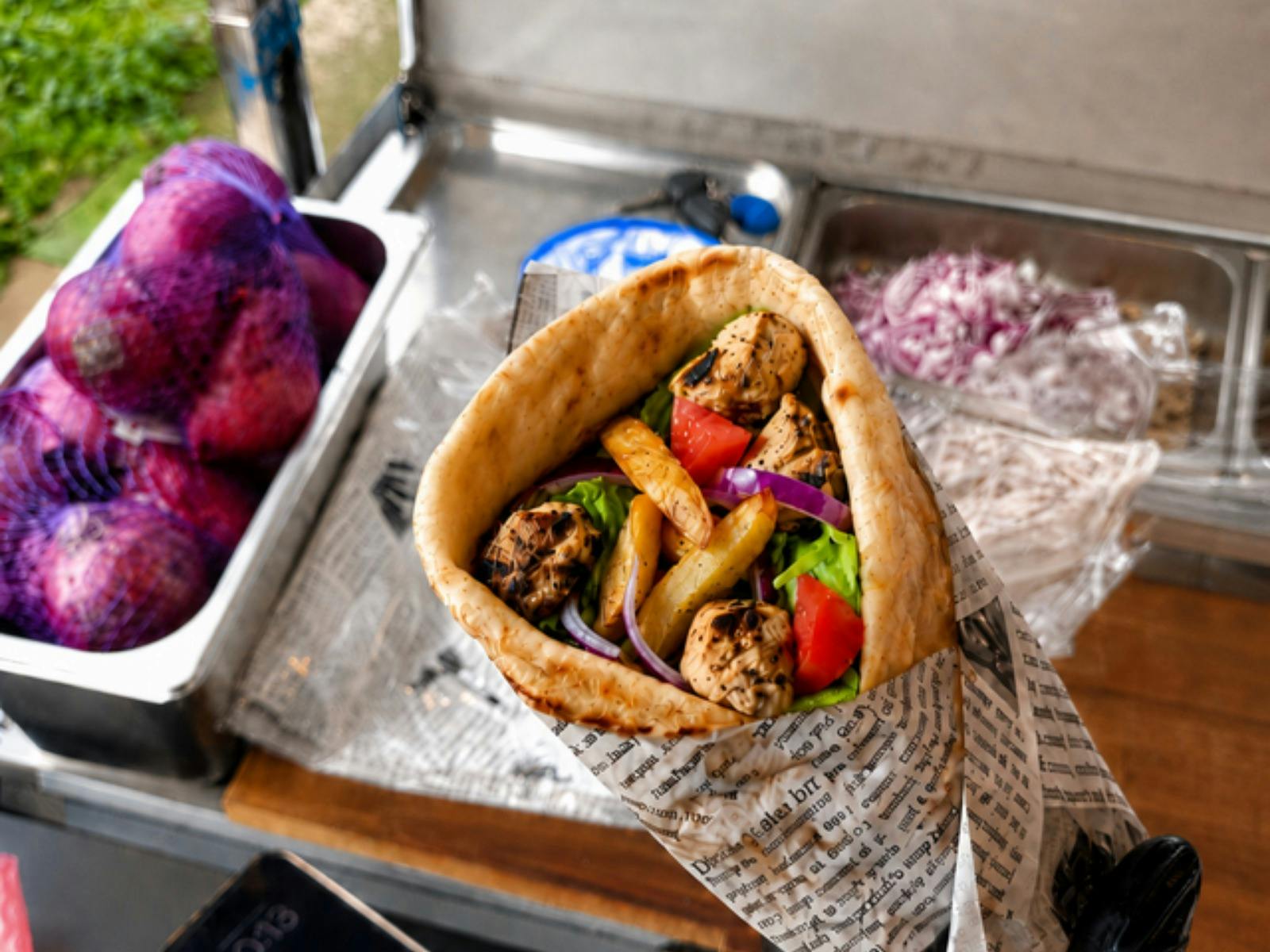 Plenty of Greek food to choose from