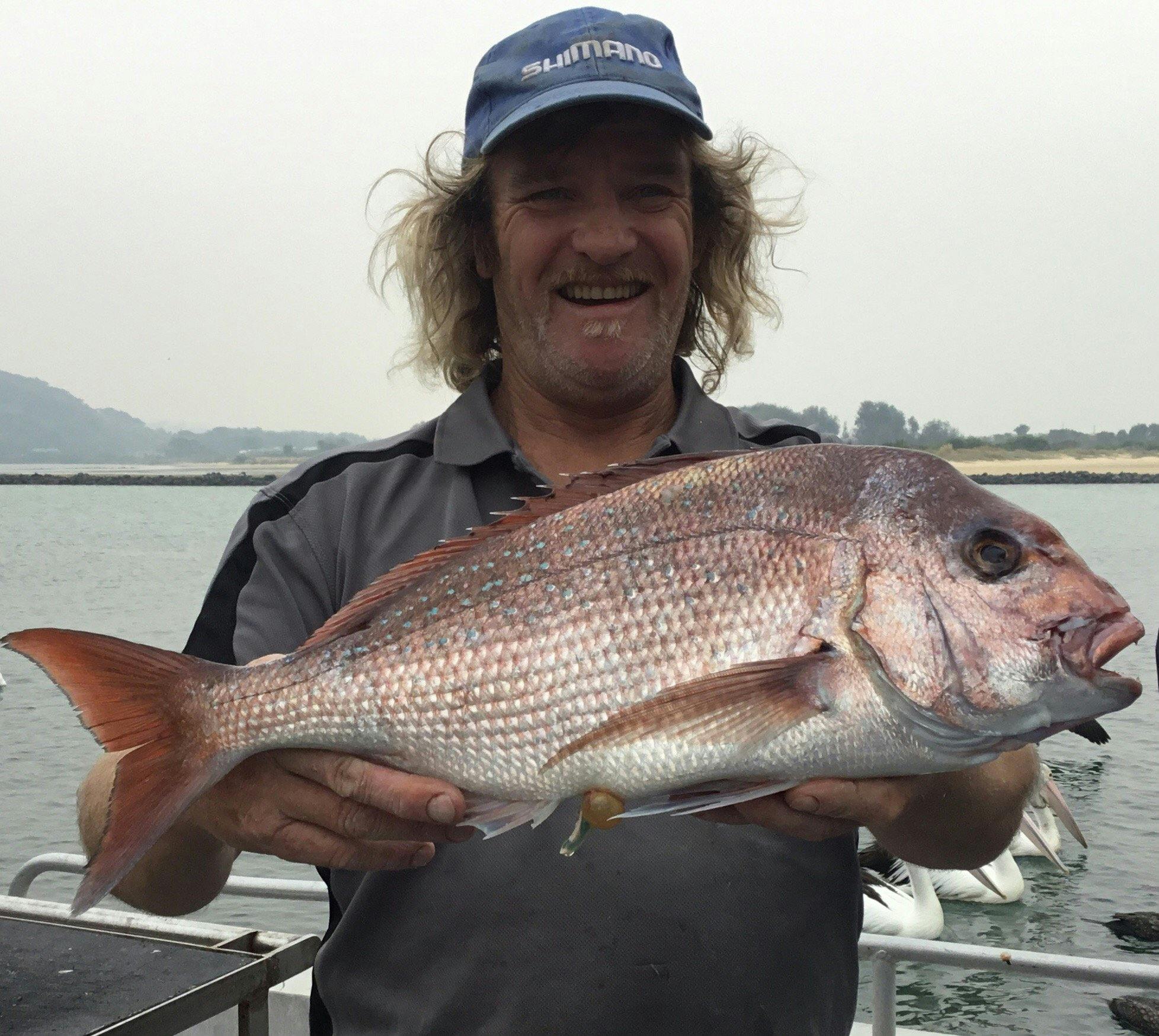 Dan holding snapper