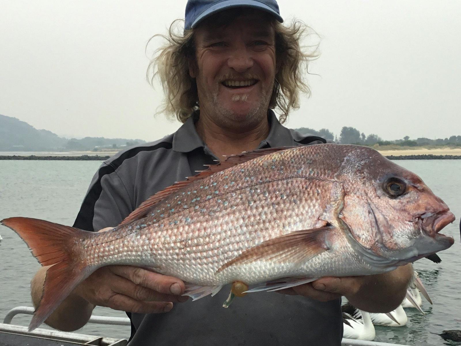 Dan holding snapper