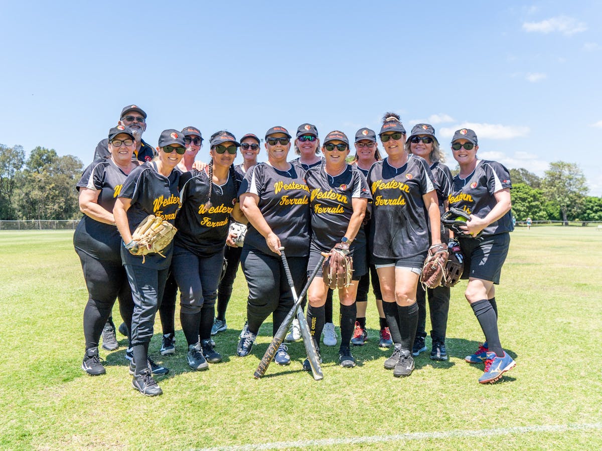 Photo of the Western Ferals Softball team