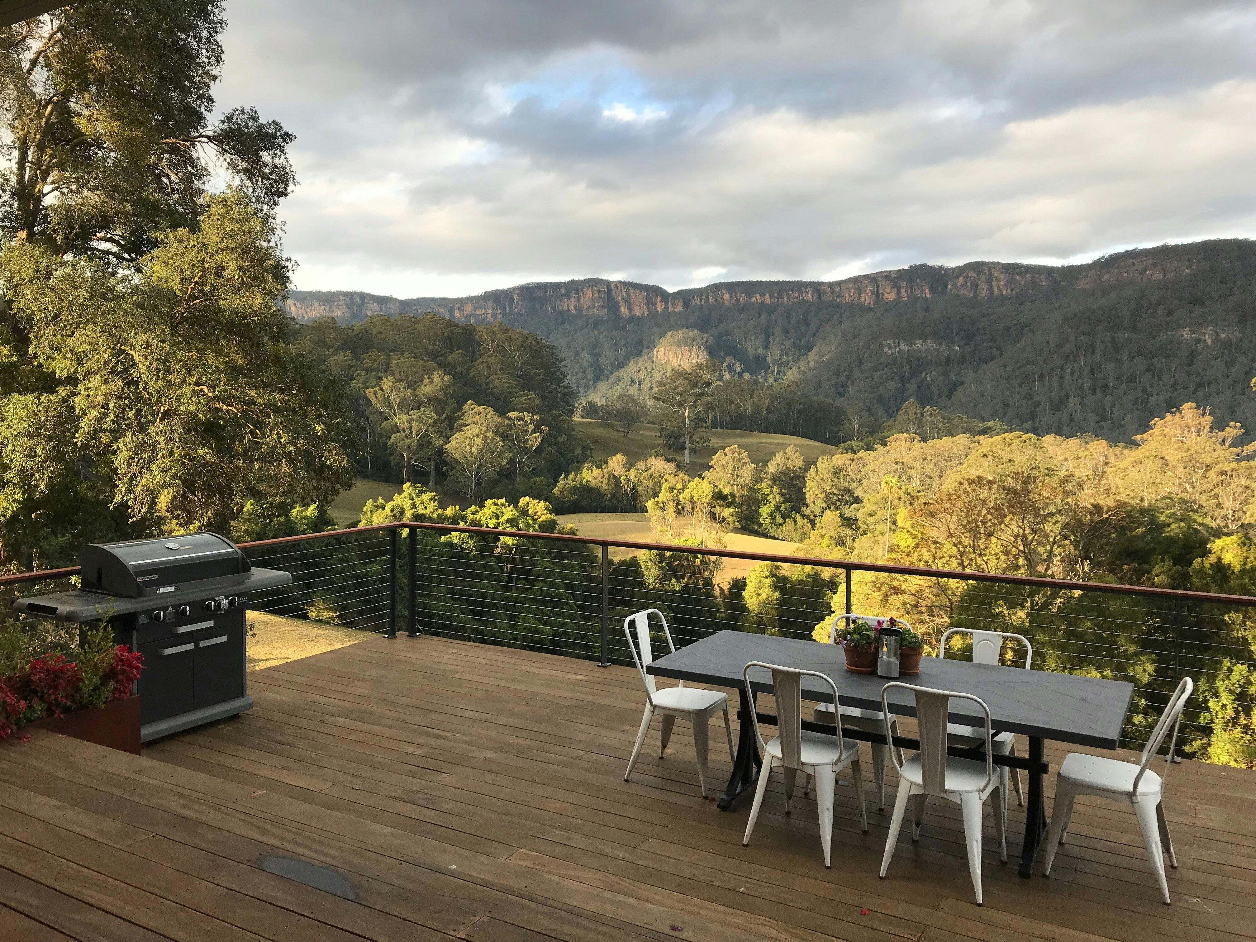 BBQ with a stunning view....