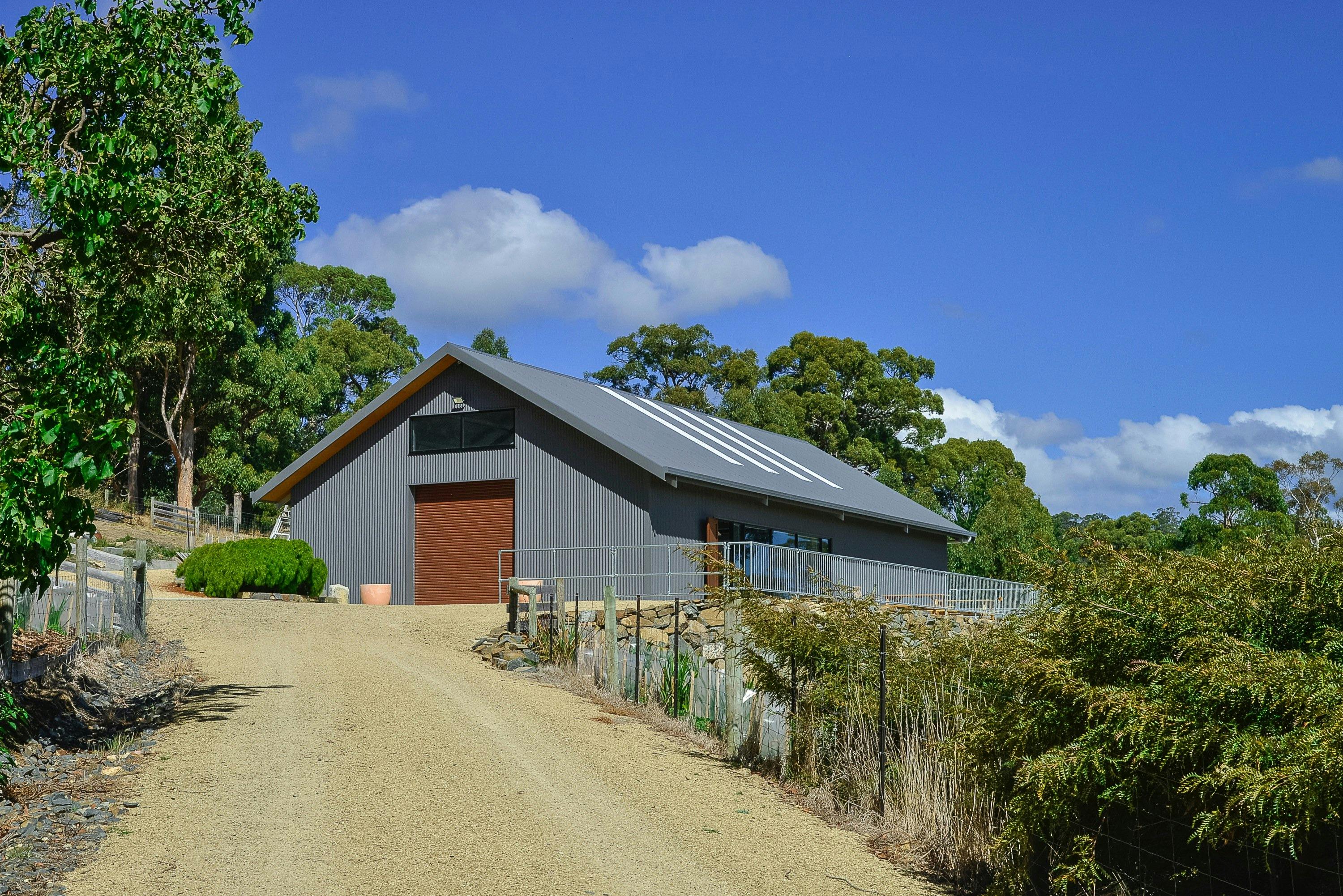 The distillery from the entrance to the site