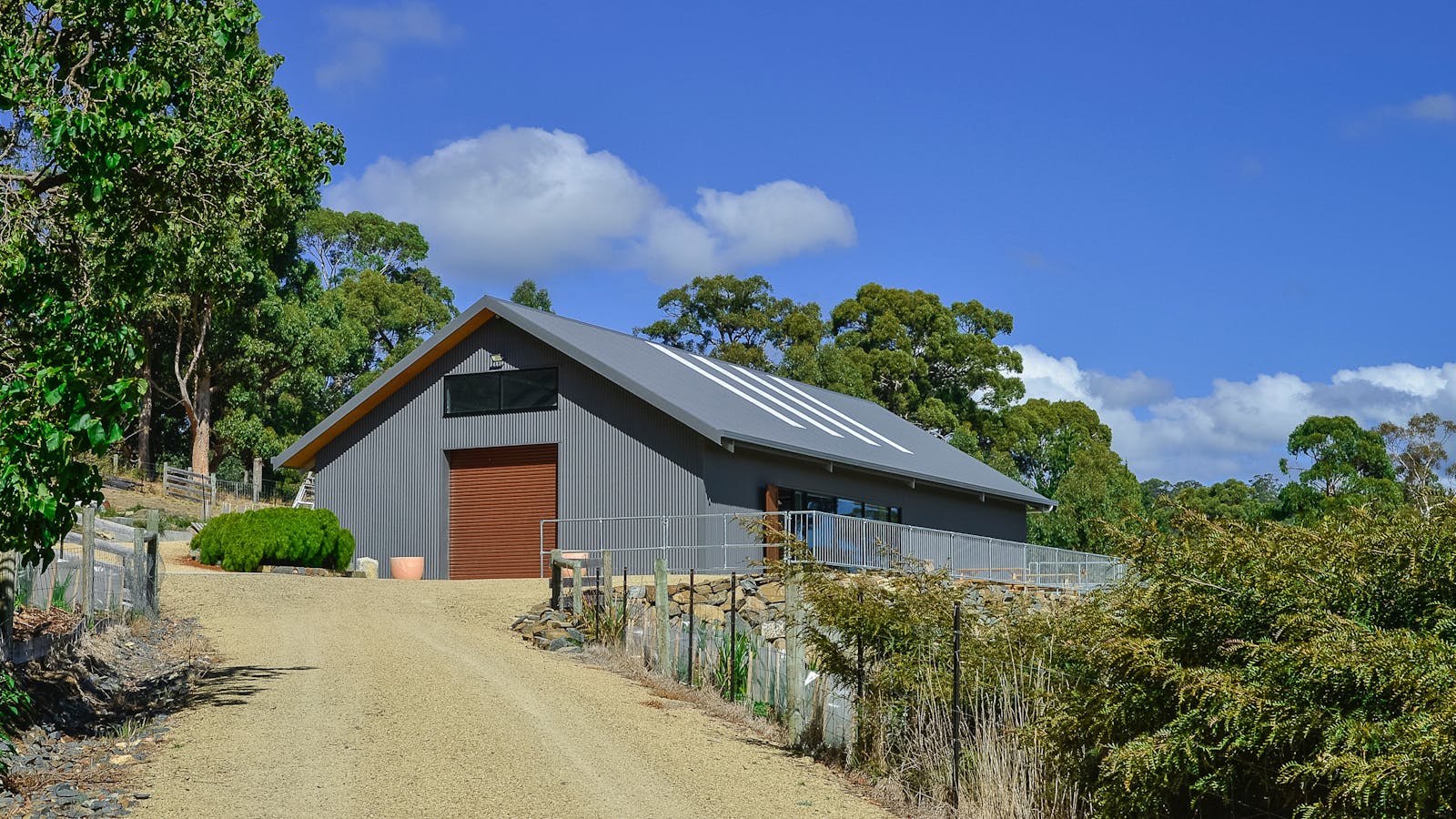 The distillery from the entrance to the site