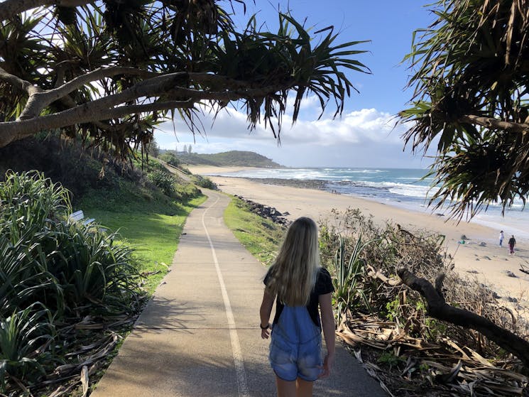 Shelly Beach from the Coastal Path looking North