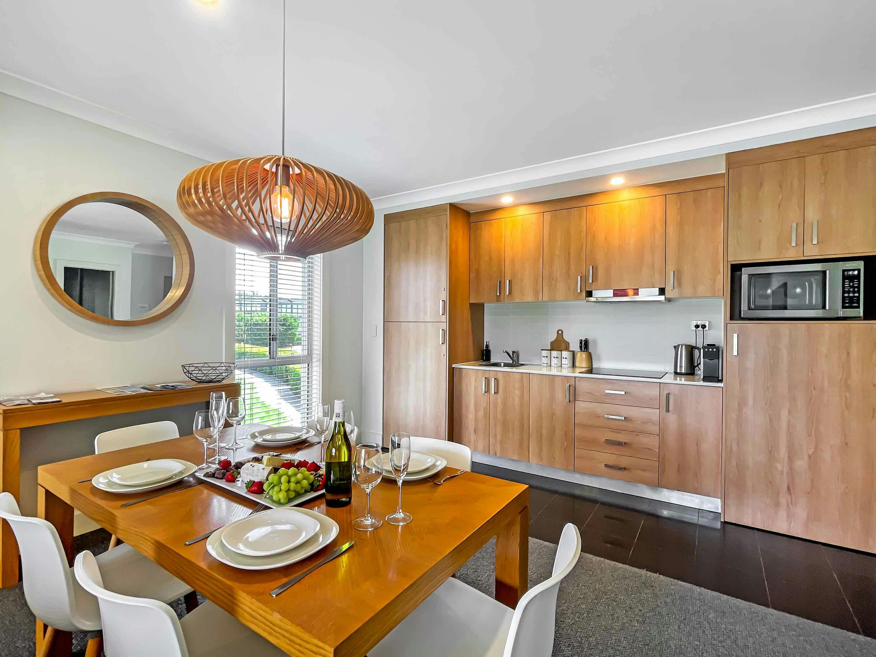 Dining and kitchenette