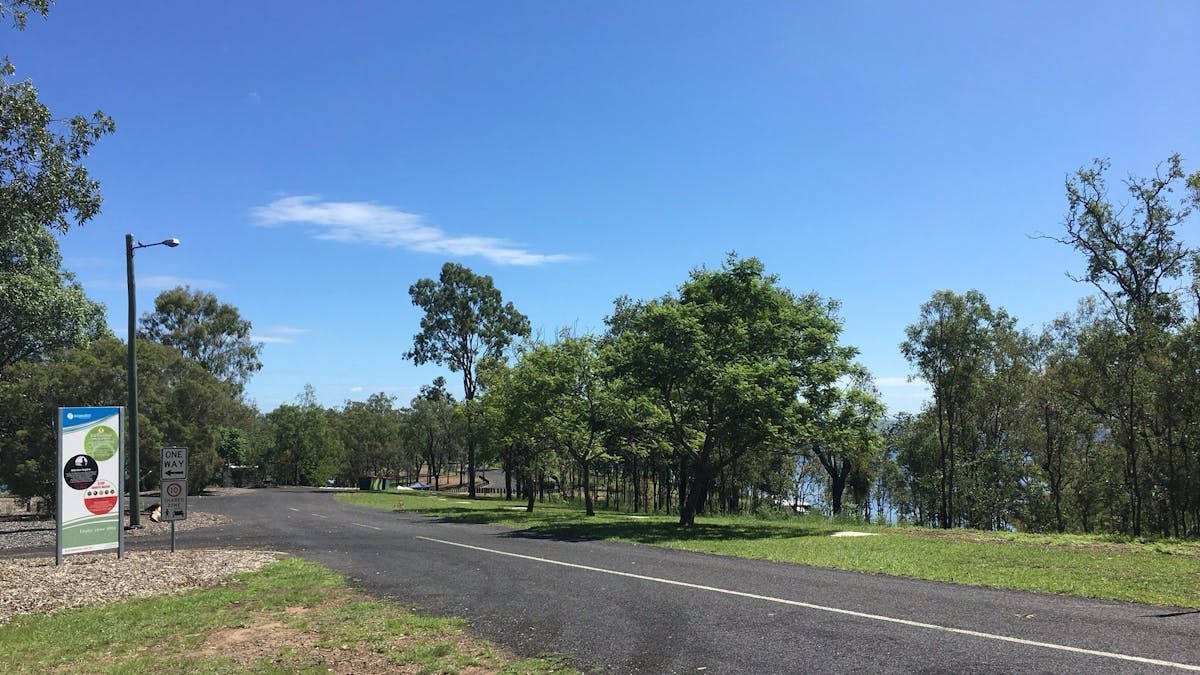 Entrance to Lake Wivenhoe Campground