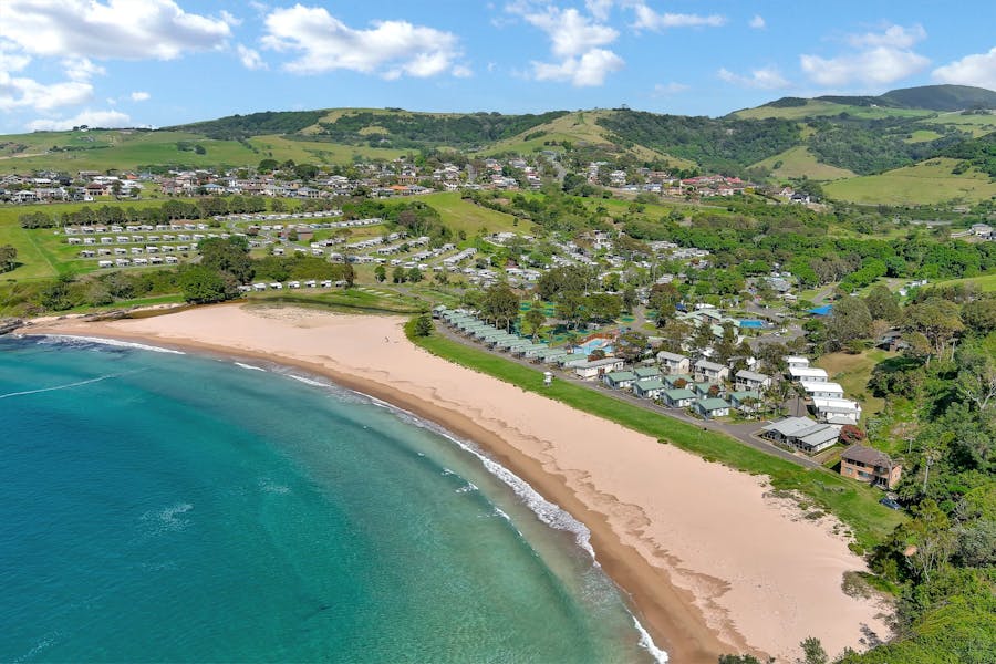 BIG4 Easts Beach Kiama aerial view