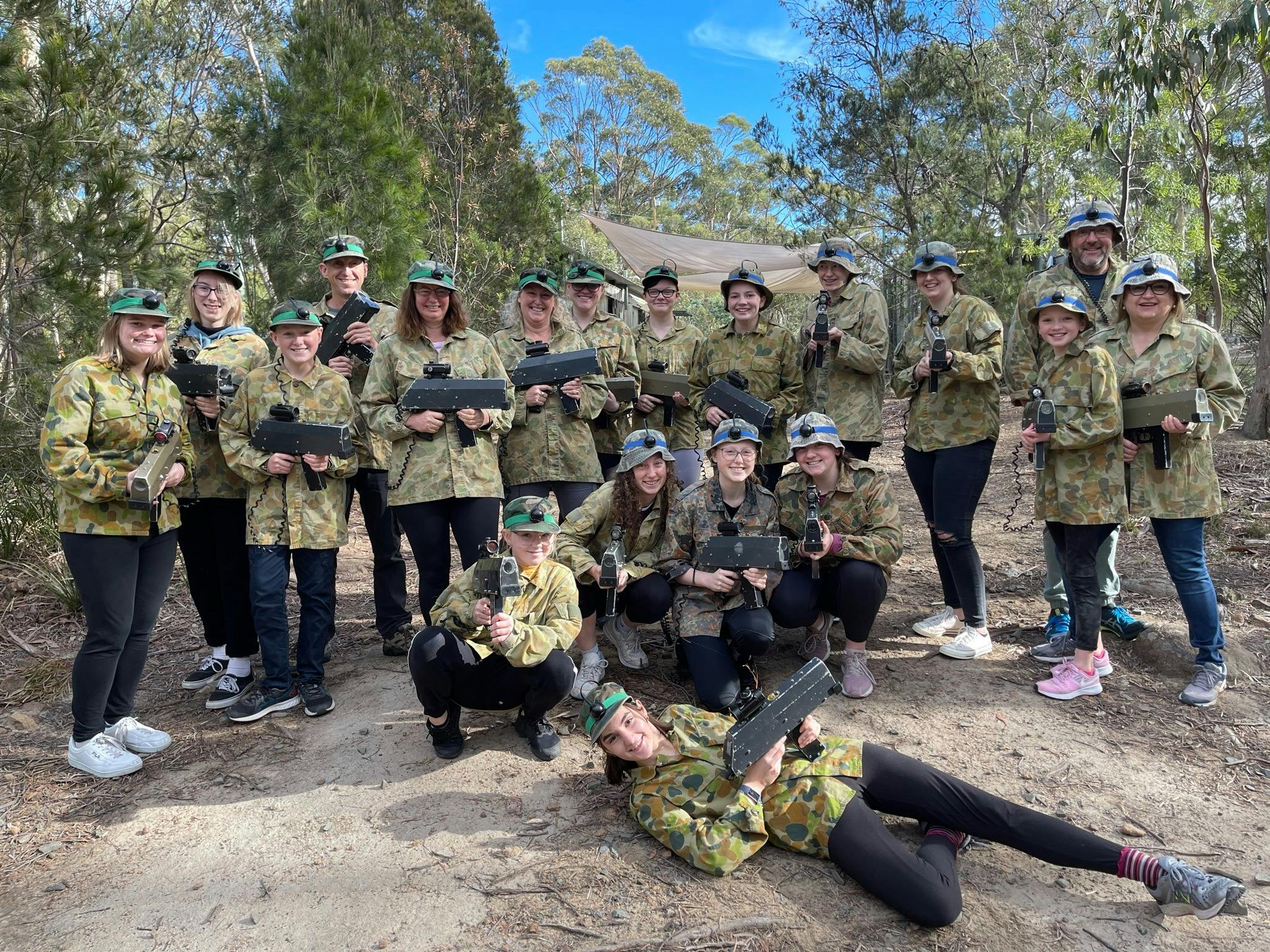 Kids Birthday Party Fun at Tasmania Laser Skirmish