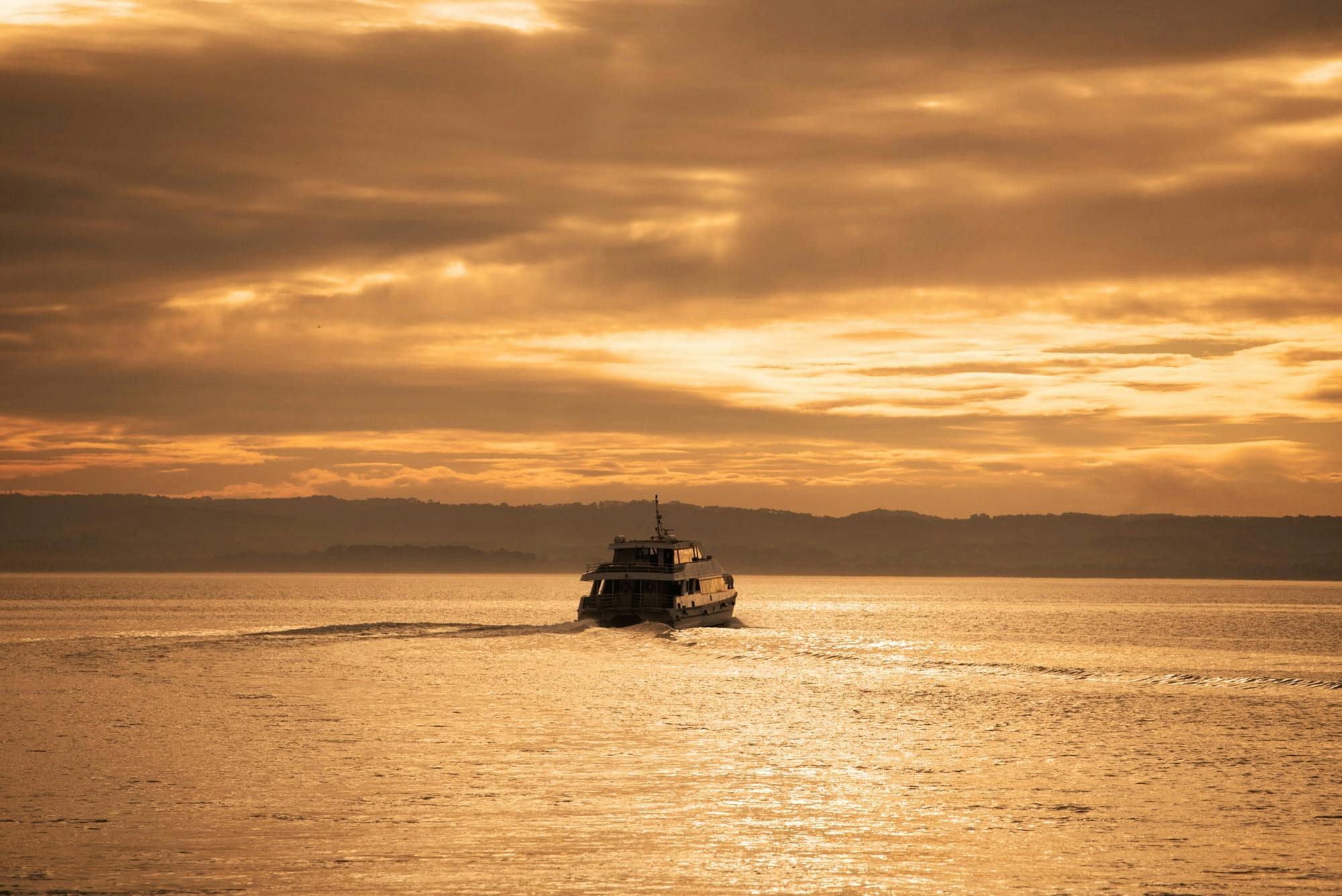 Sunset over Western Port Bay
