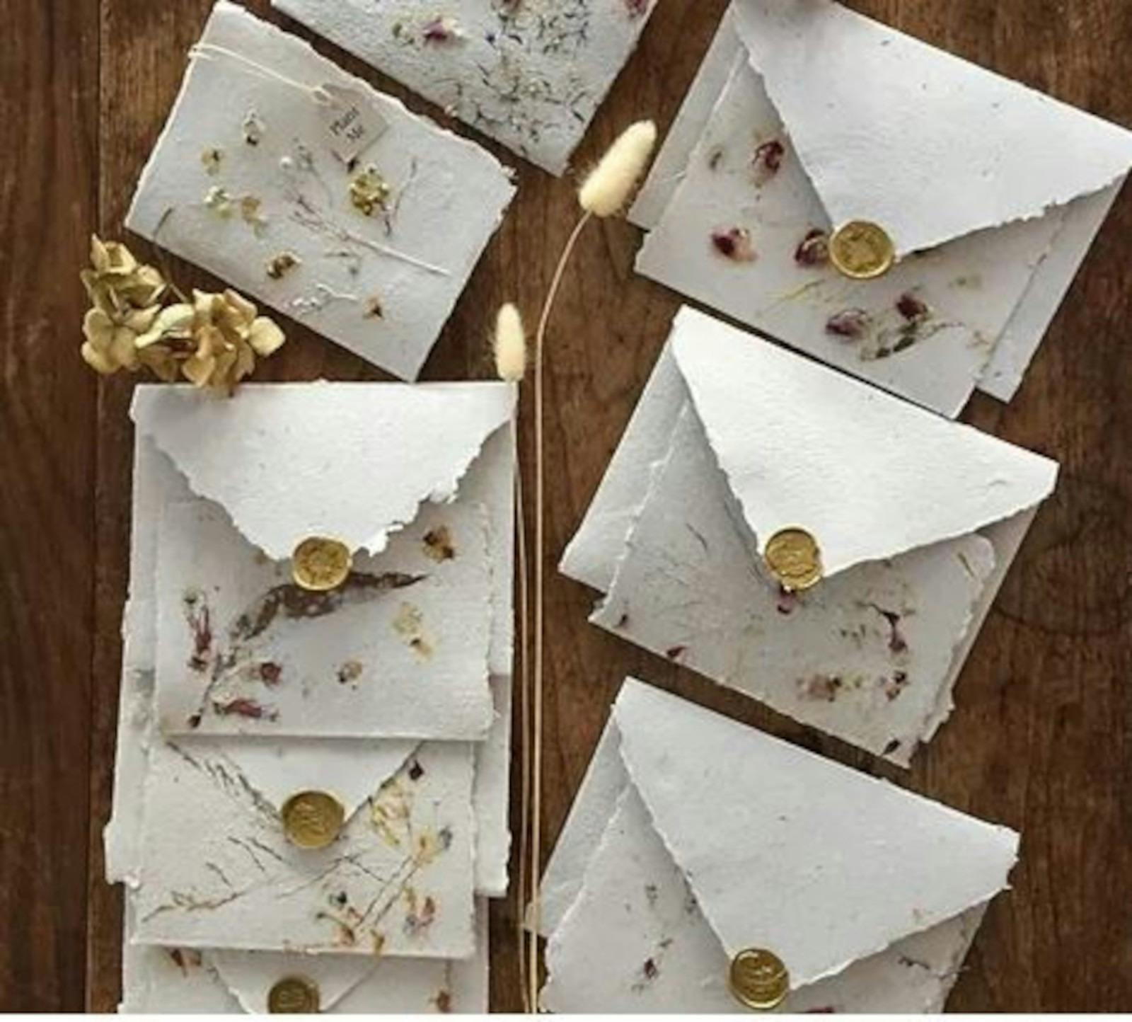 handmade paper envelopes