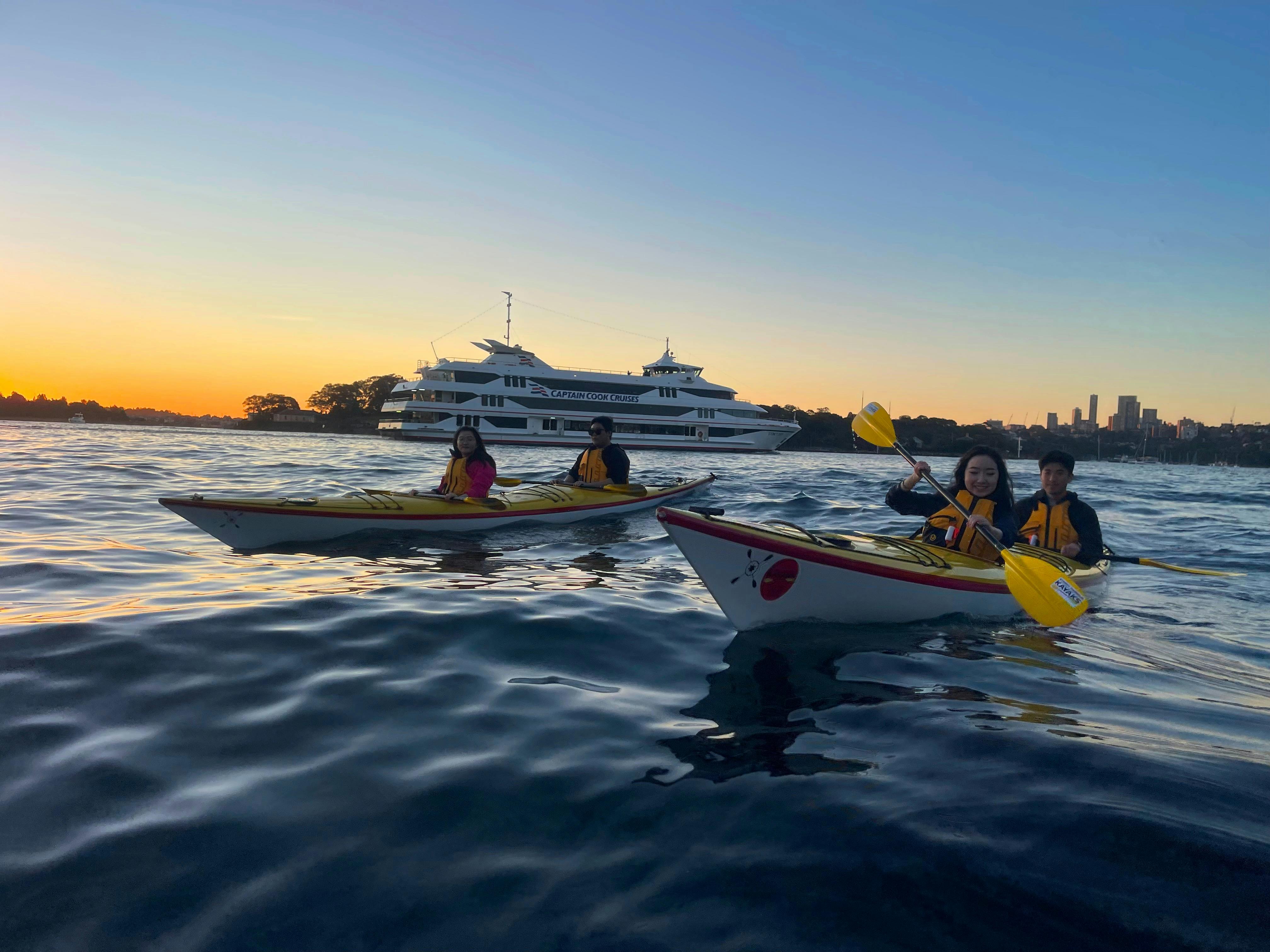 Sydney Harbour SUNDOWNER Kayaking Adventure