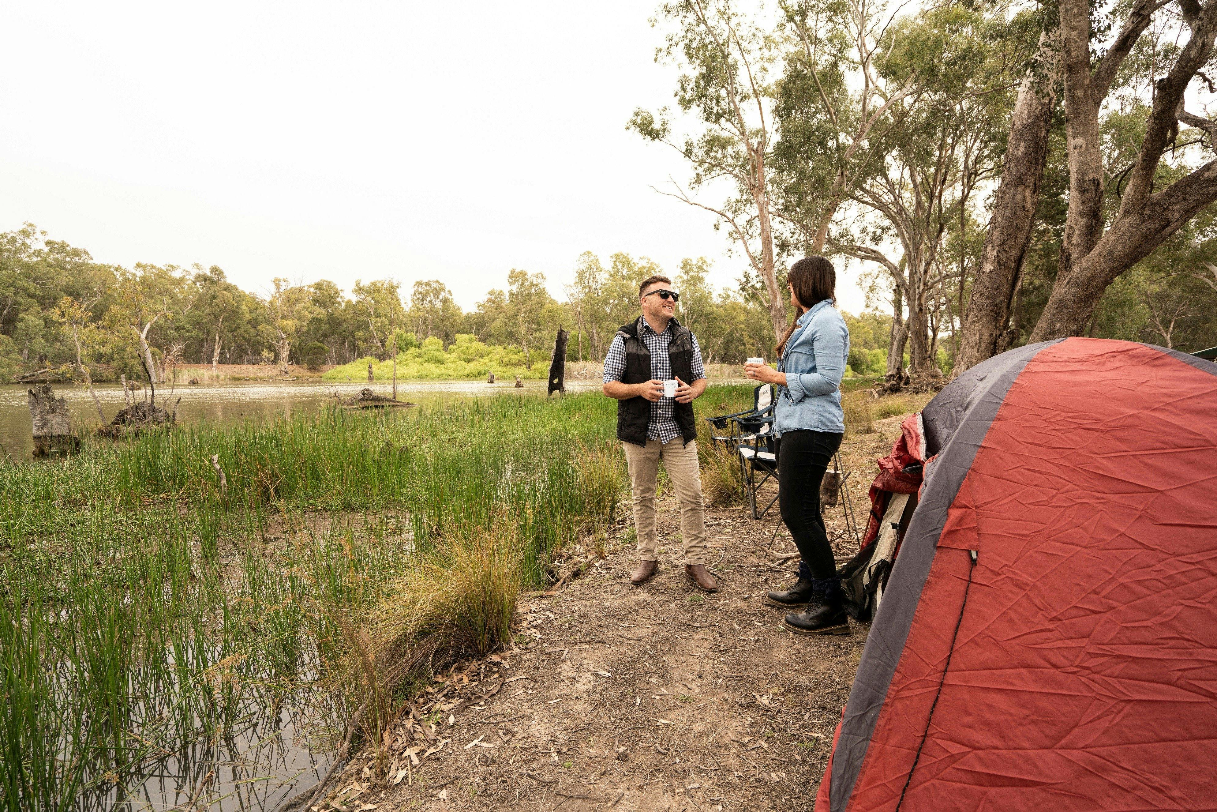 Camping at Rocky Waterholes