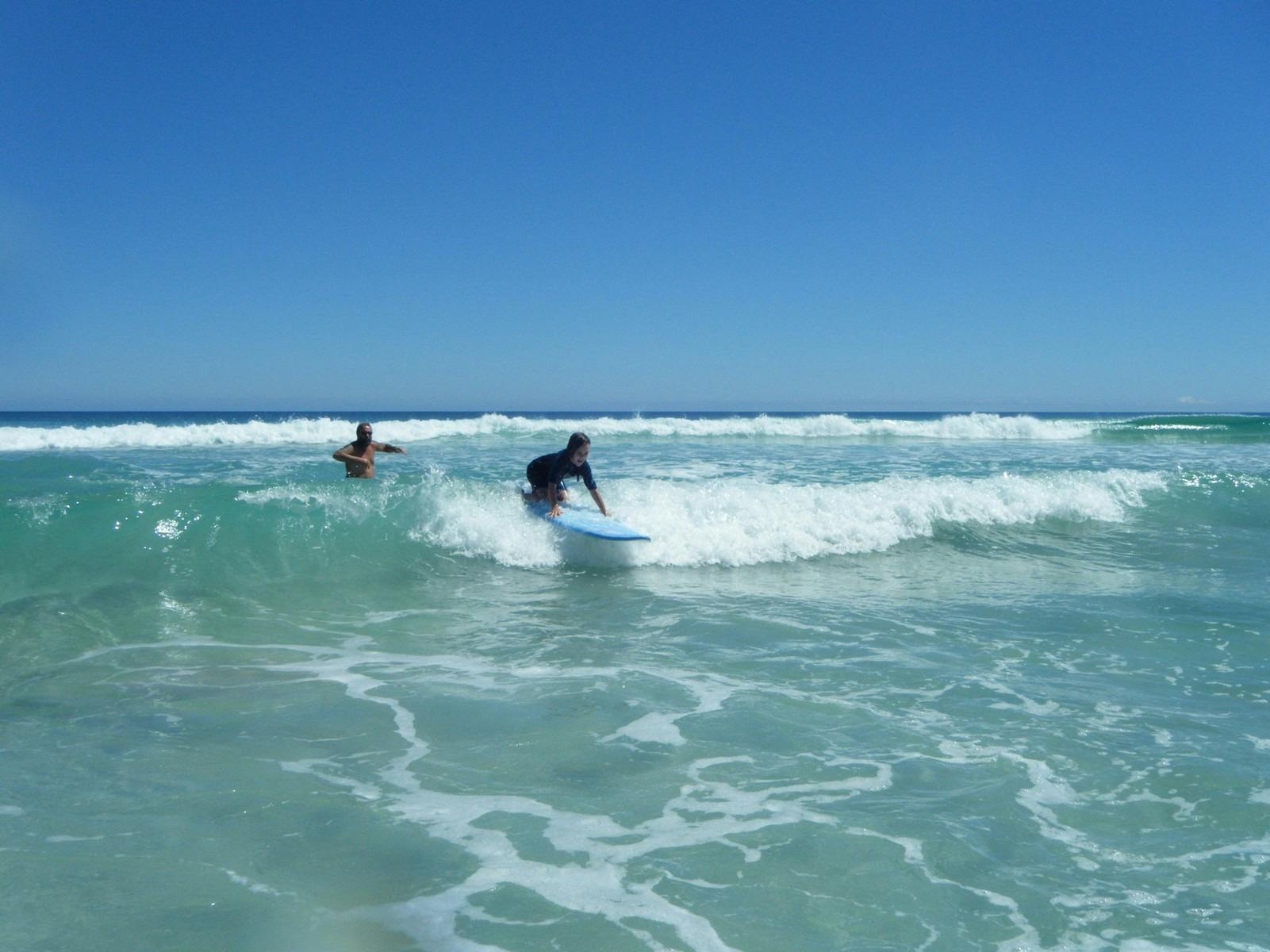 Swimming and surfing on Yorke Peninsula
