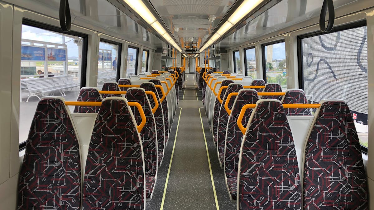 Train carriage inside Next Generation Rollingstock
