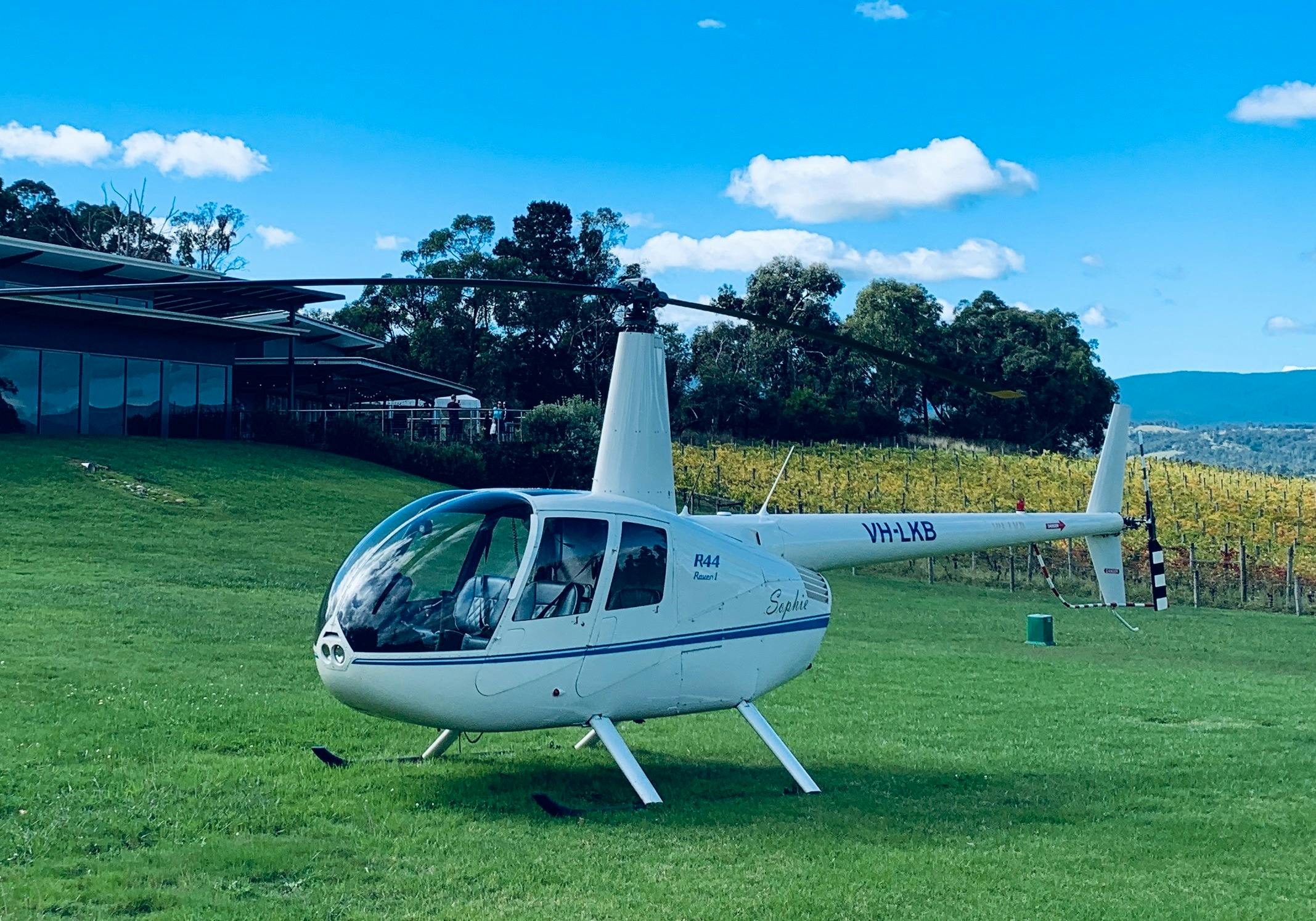 melbourne helicopter tour to the Yarra Valley