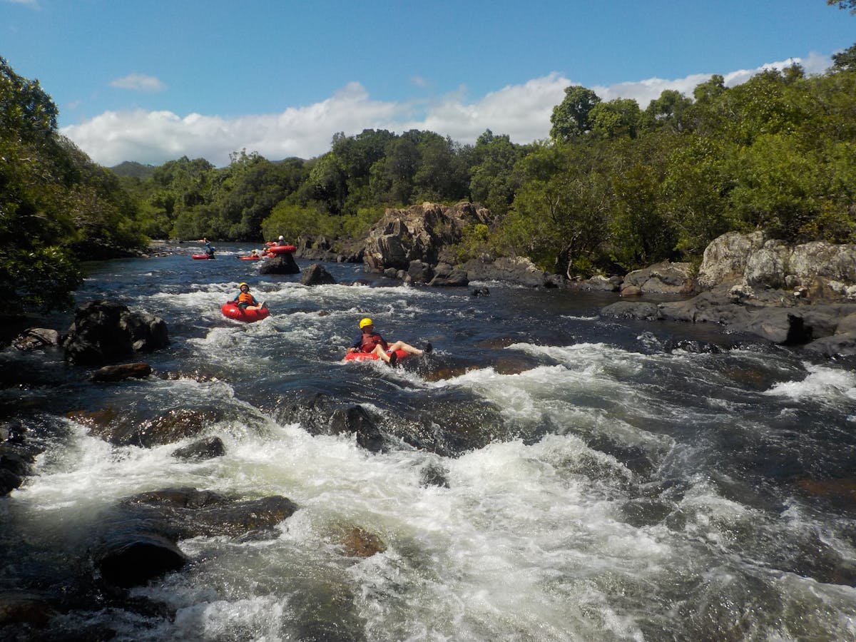 Cairns Adventure Group, Aussie Drifterz, Mulgrave River, River Tubing, adventure, tours