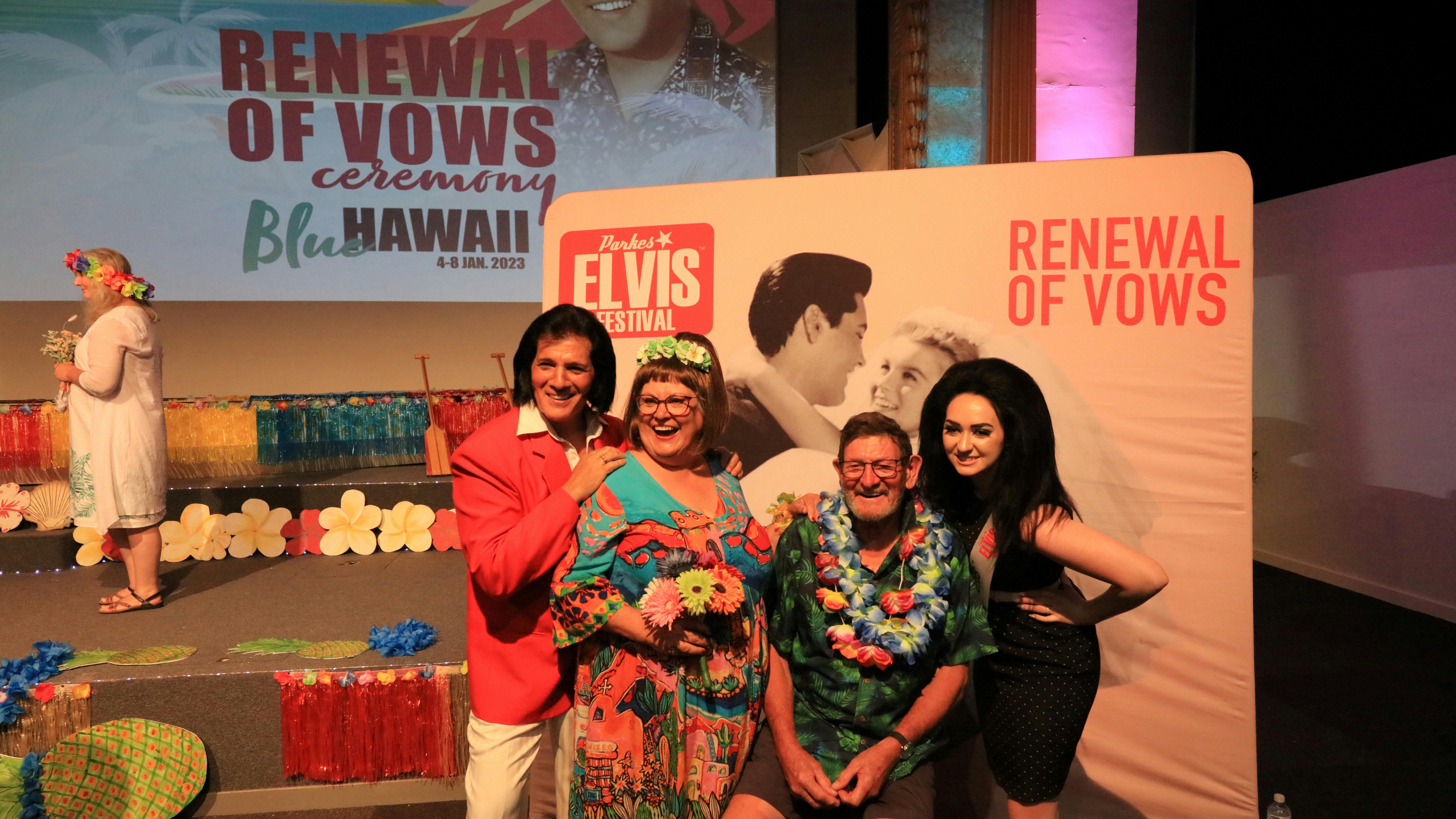 Wedding Vows Elvis Parkes Festival