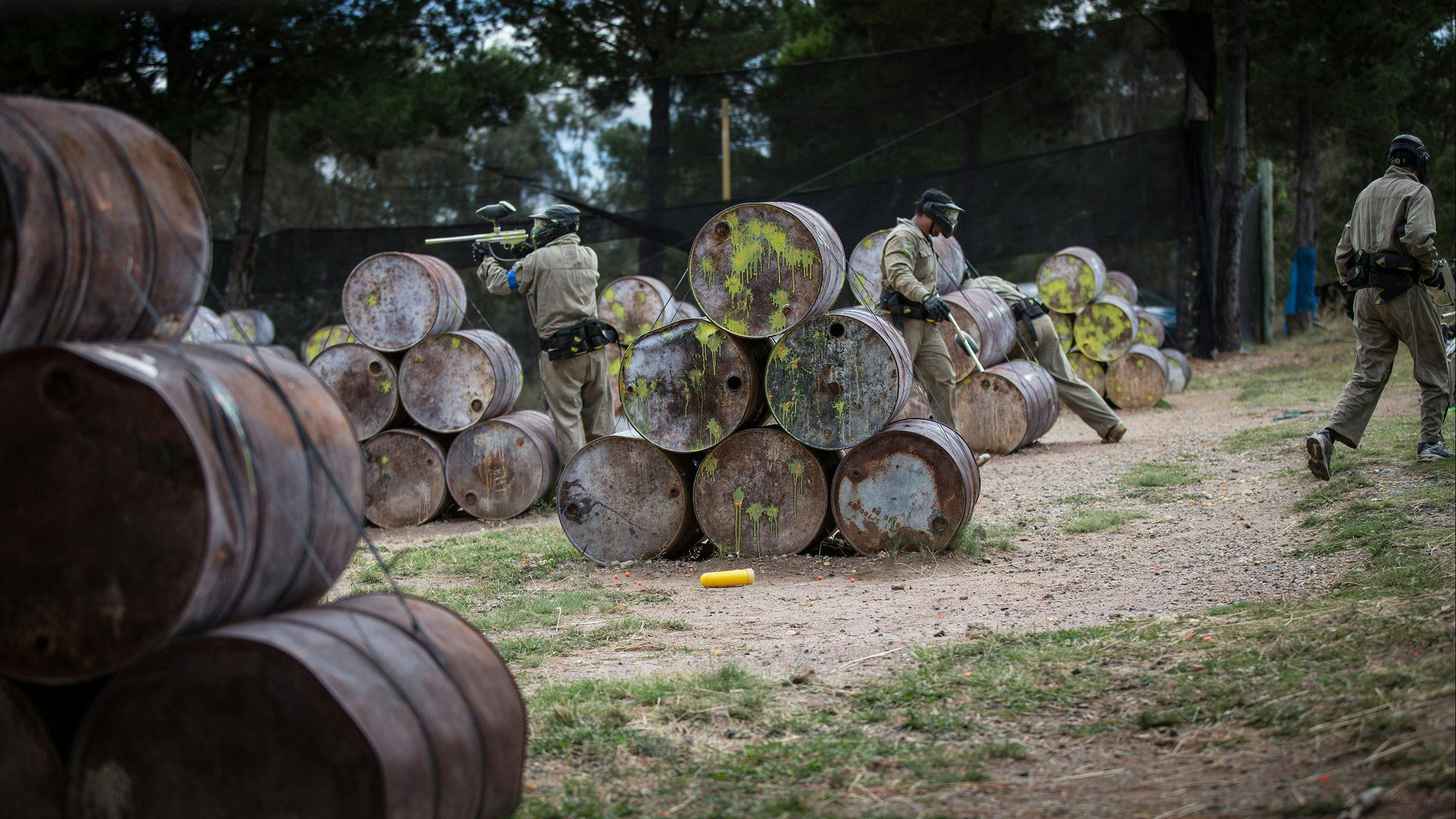 Three players on the field