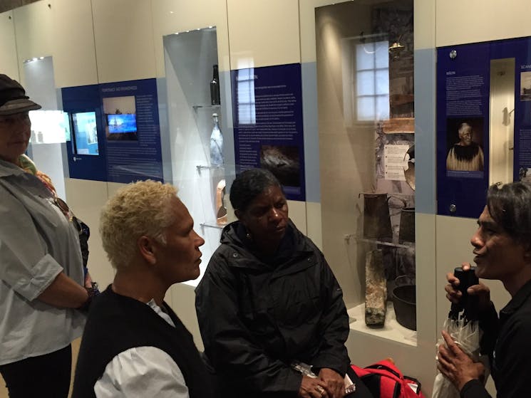 Māori exhibit at The Rocks Discovery Museum