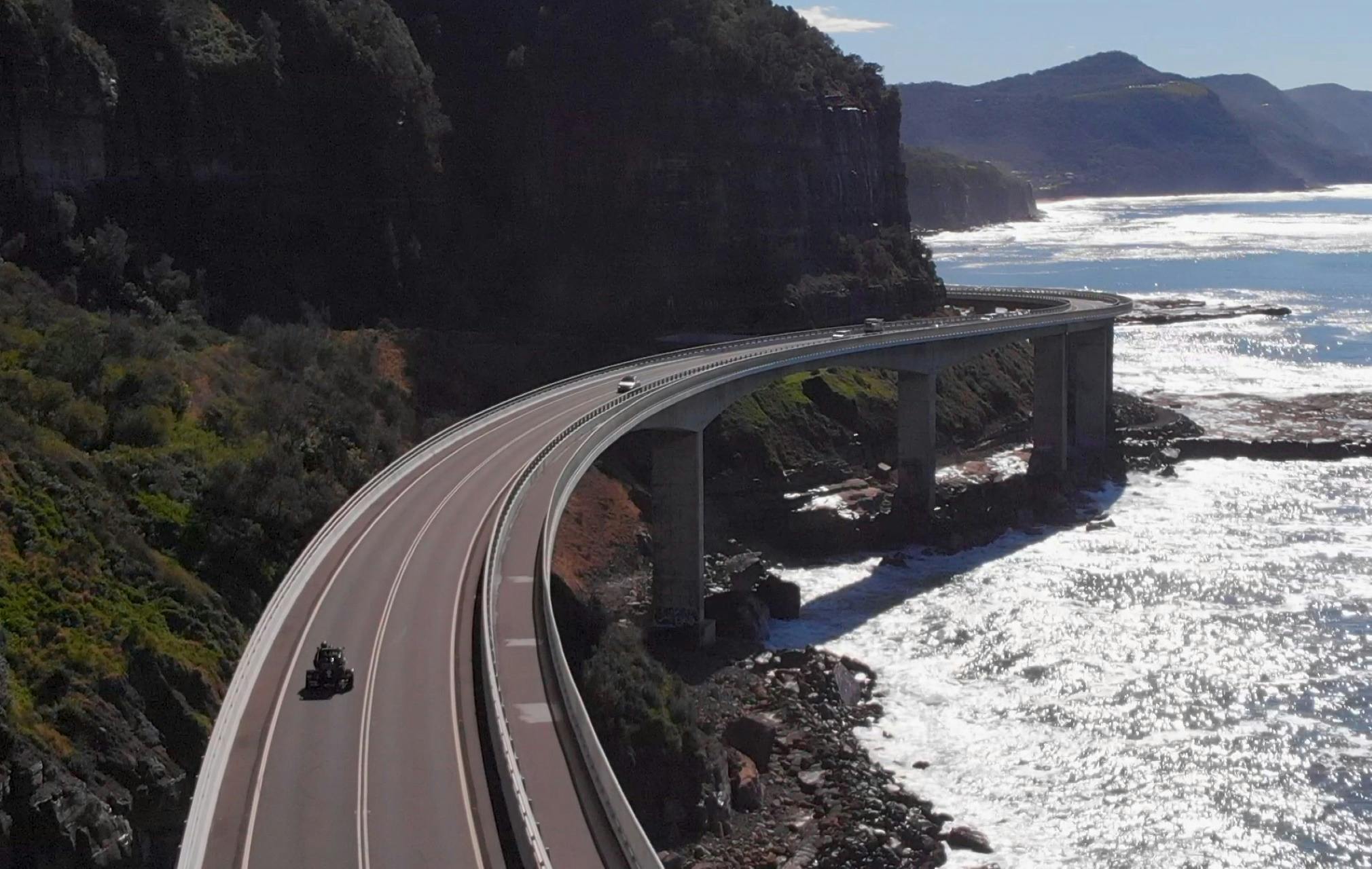 Sea Cliff Bridge - Just Cruisin' Motorcycle Tours Wollongong