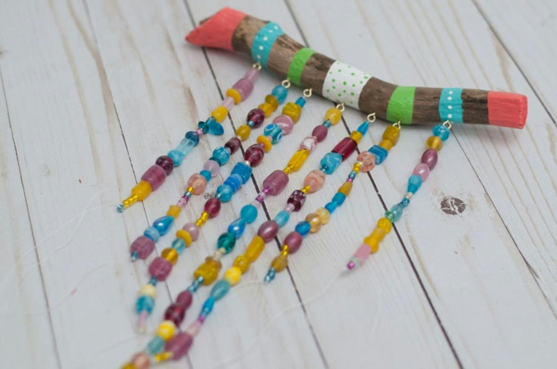 Image of beaded wind chime
