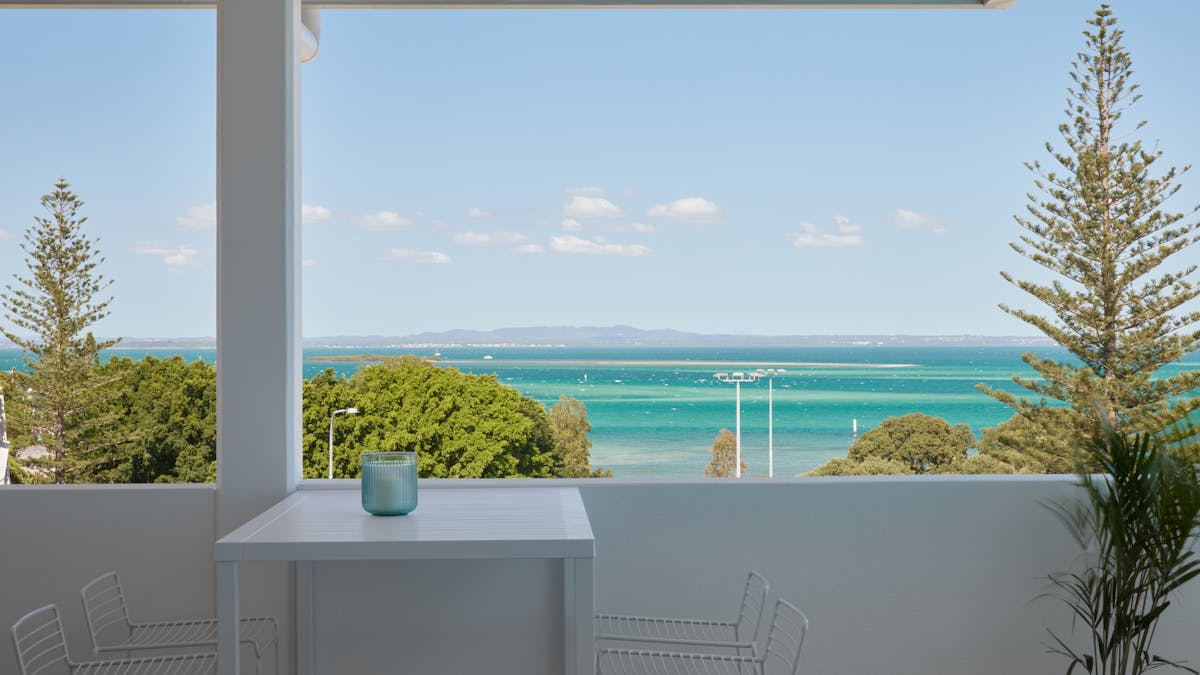 Views from Straddie Brewing Co. Rooftop Deck