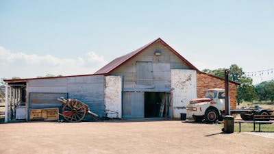 Convict Barn Built in  1930s