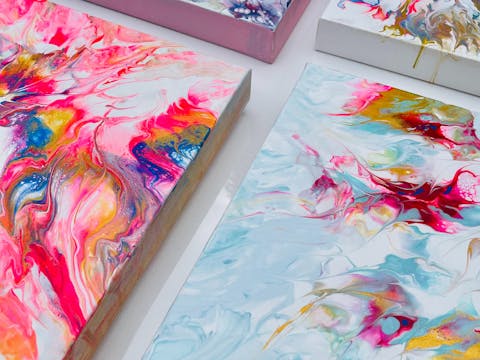 Fluid Art workshop in Sydney