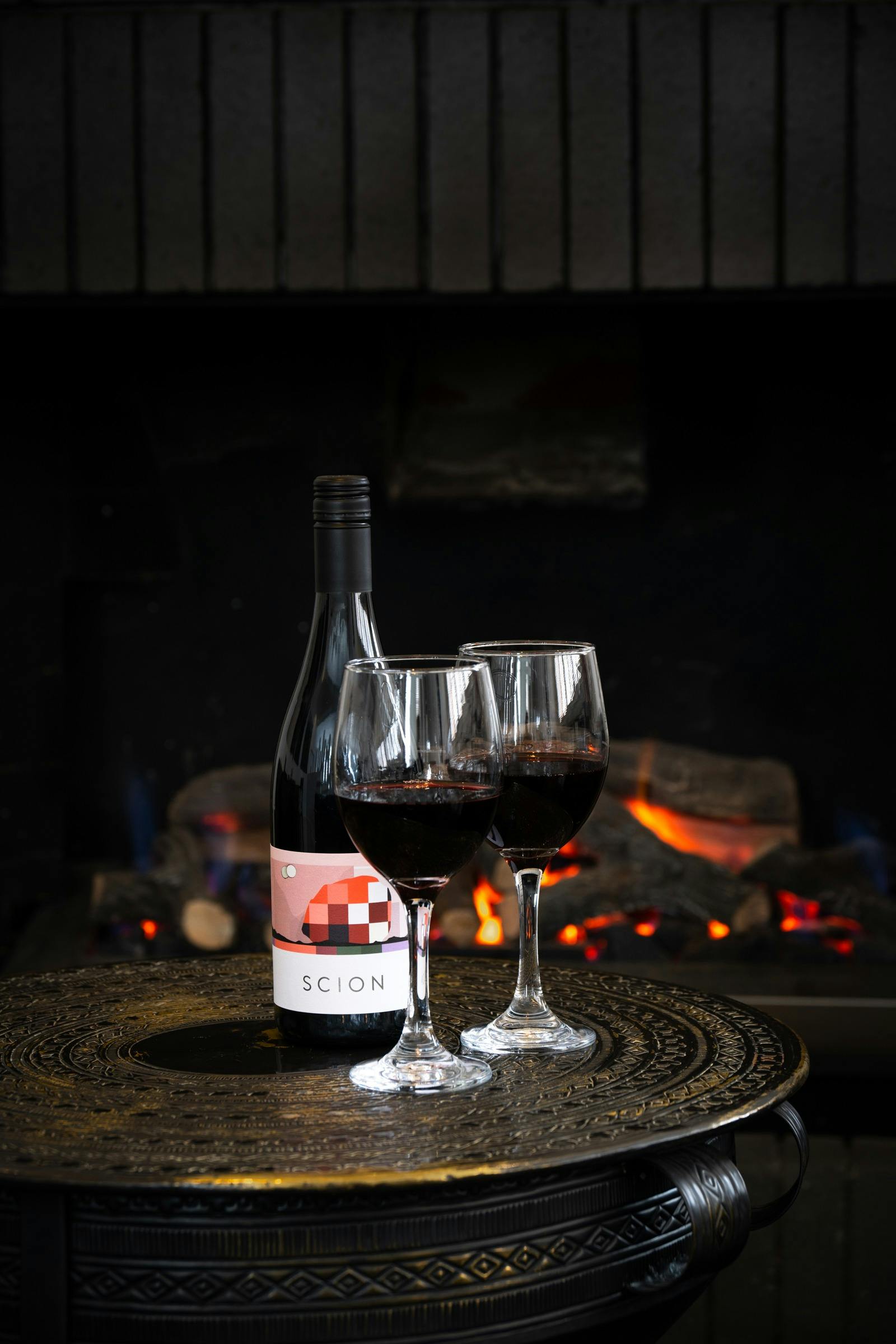 Wine by the fire