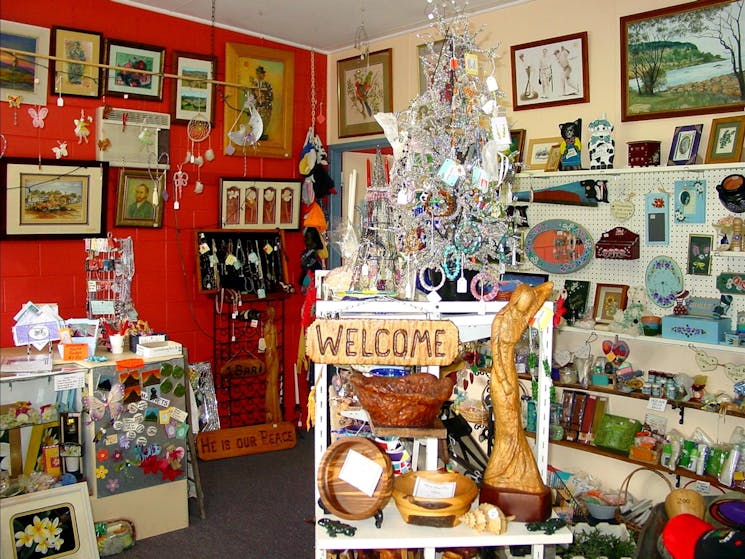 Craft varieties at Country Brushstrokes Woodenbong