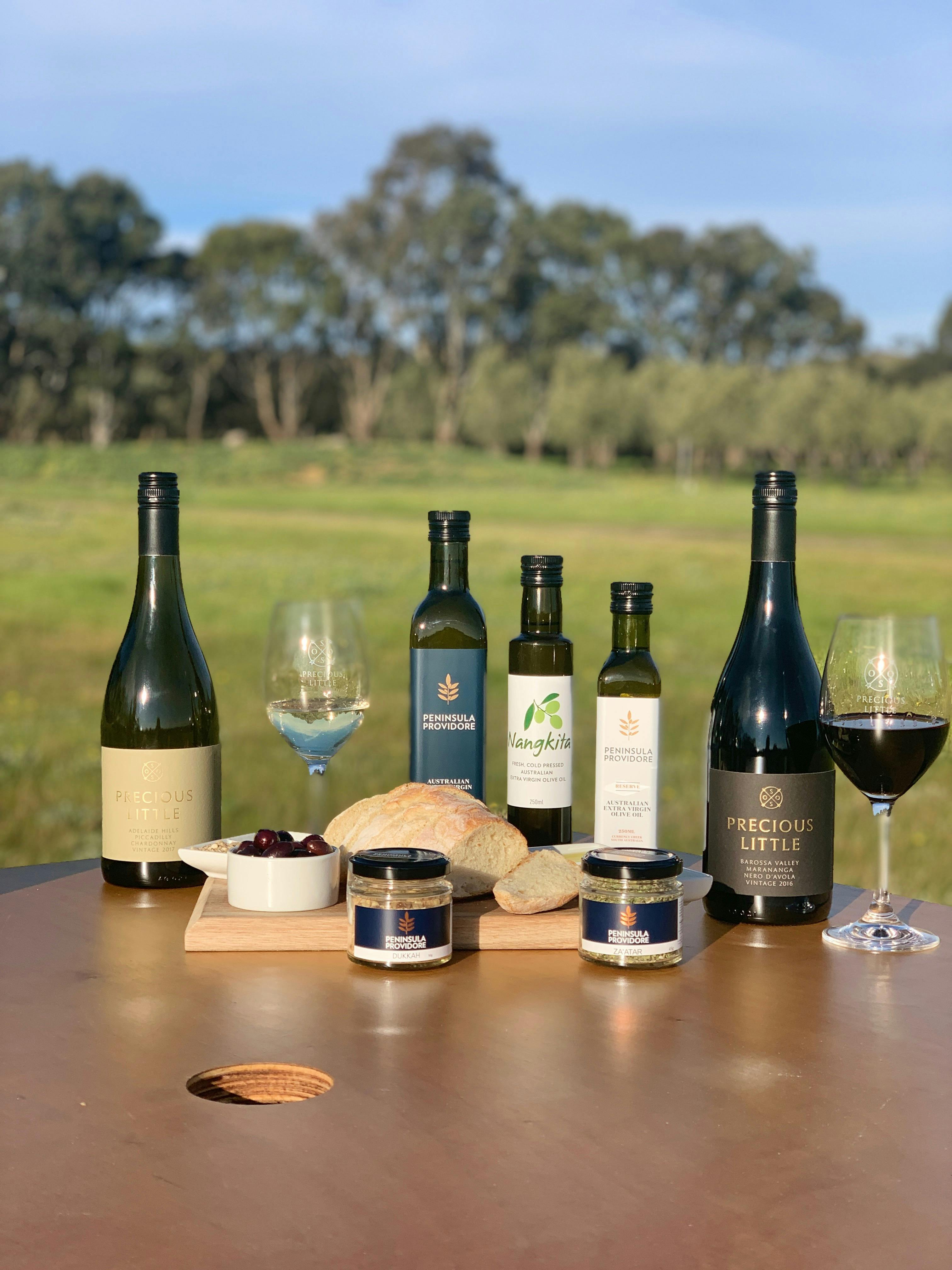 Peninsula Providore and Precious Little tasting in Olive Grove
