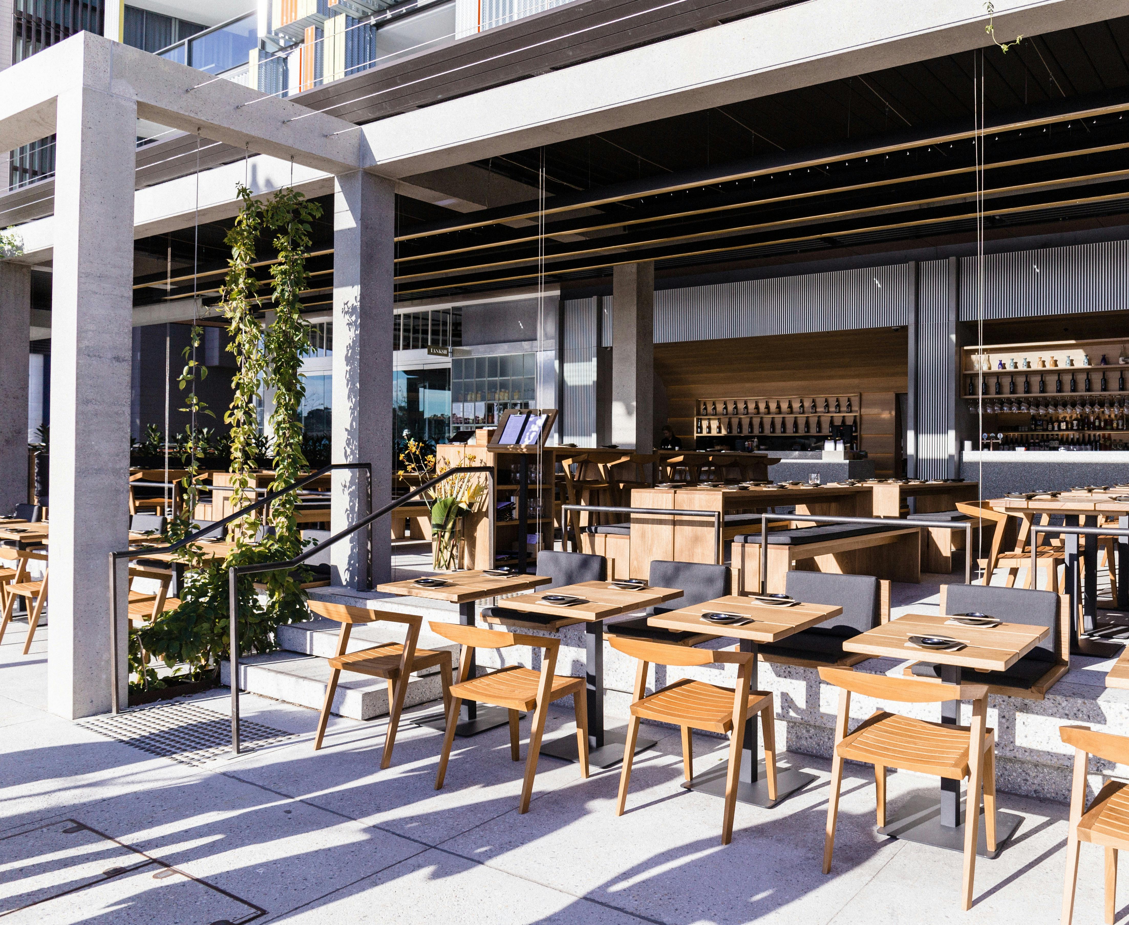 Waterfront dining