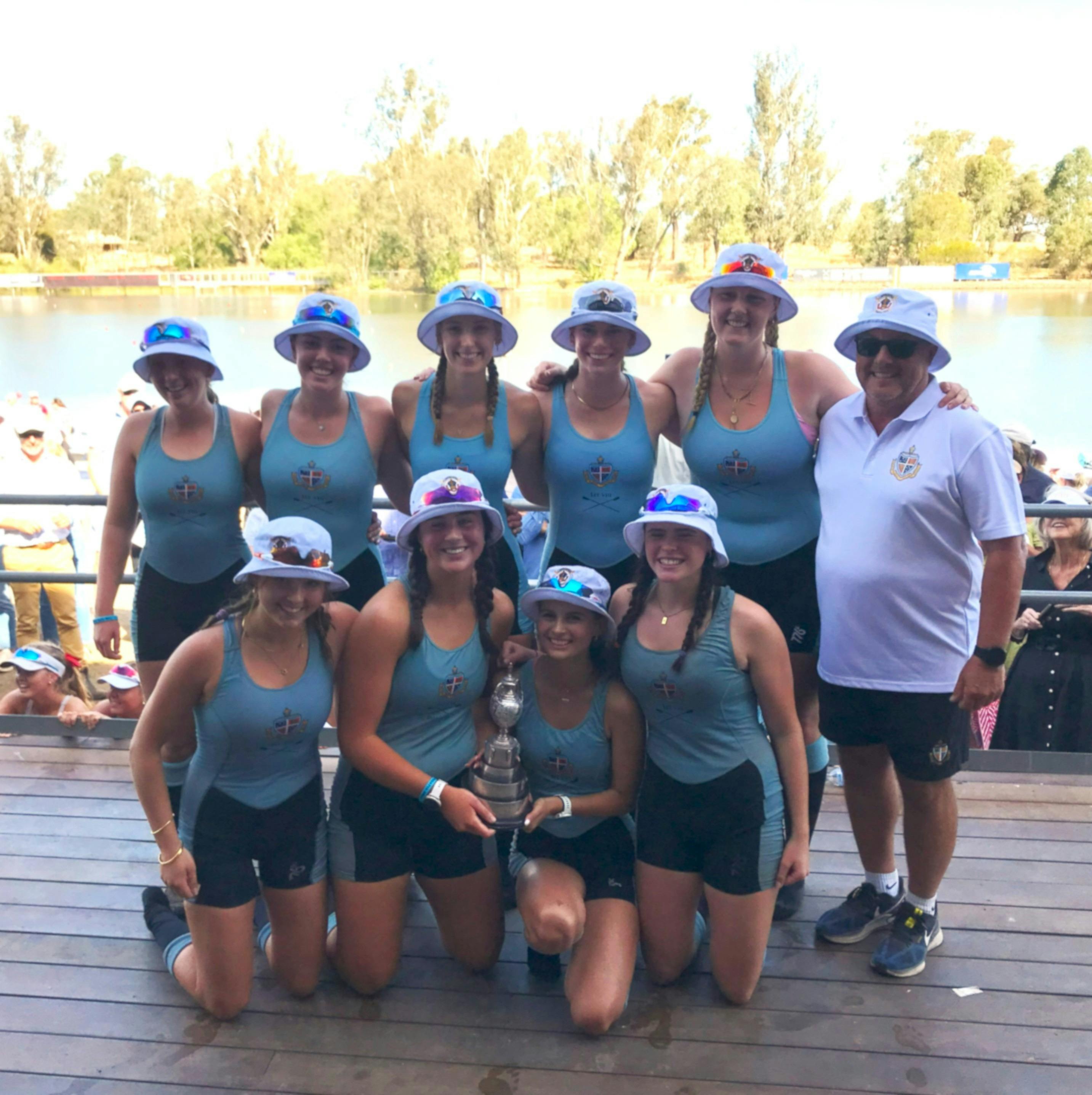 The APS Regatta - Girls Head of the River winners