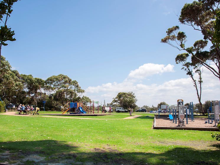 Park and fitness gym across the street