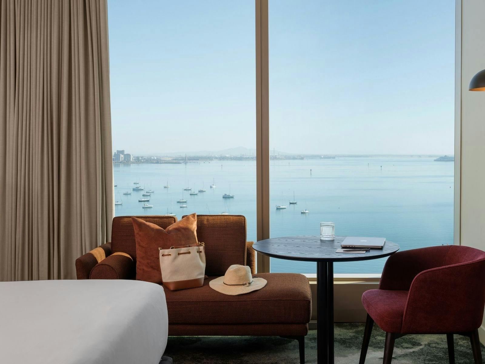 Bay views from your bedroom