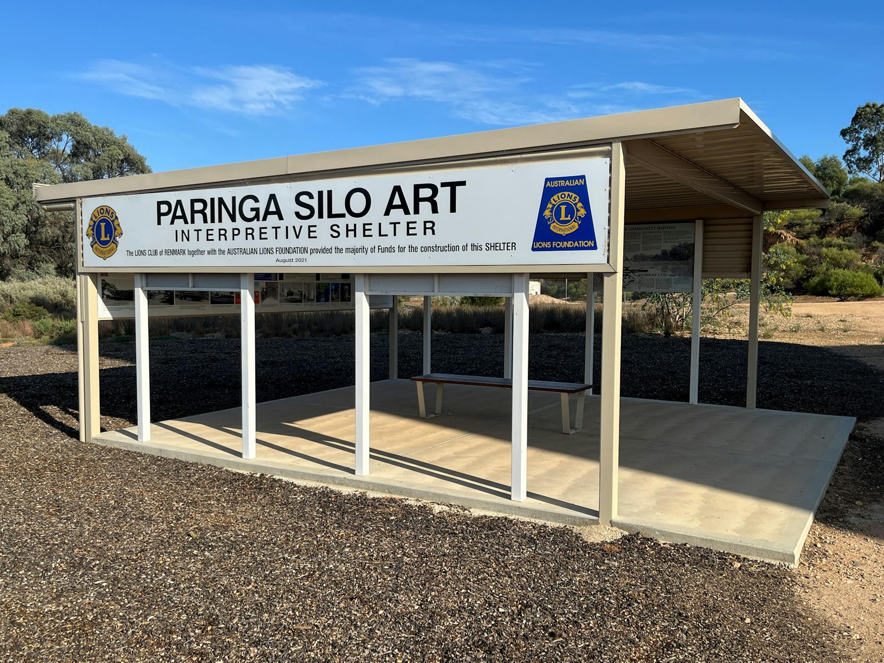 Paringa Silo Art Interpretive Information