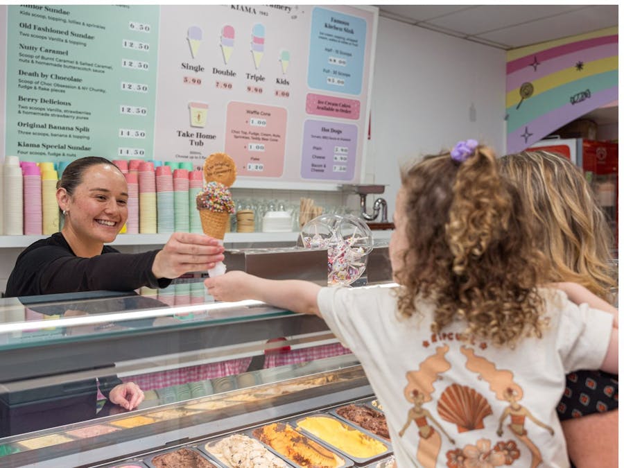 buying icecreams