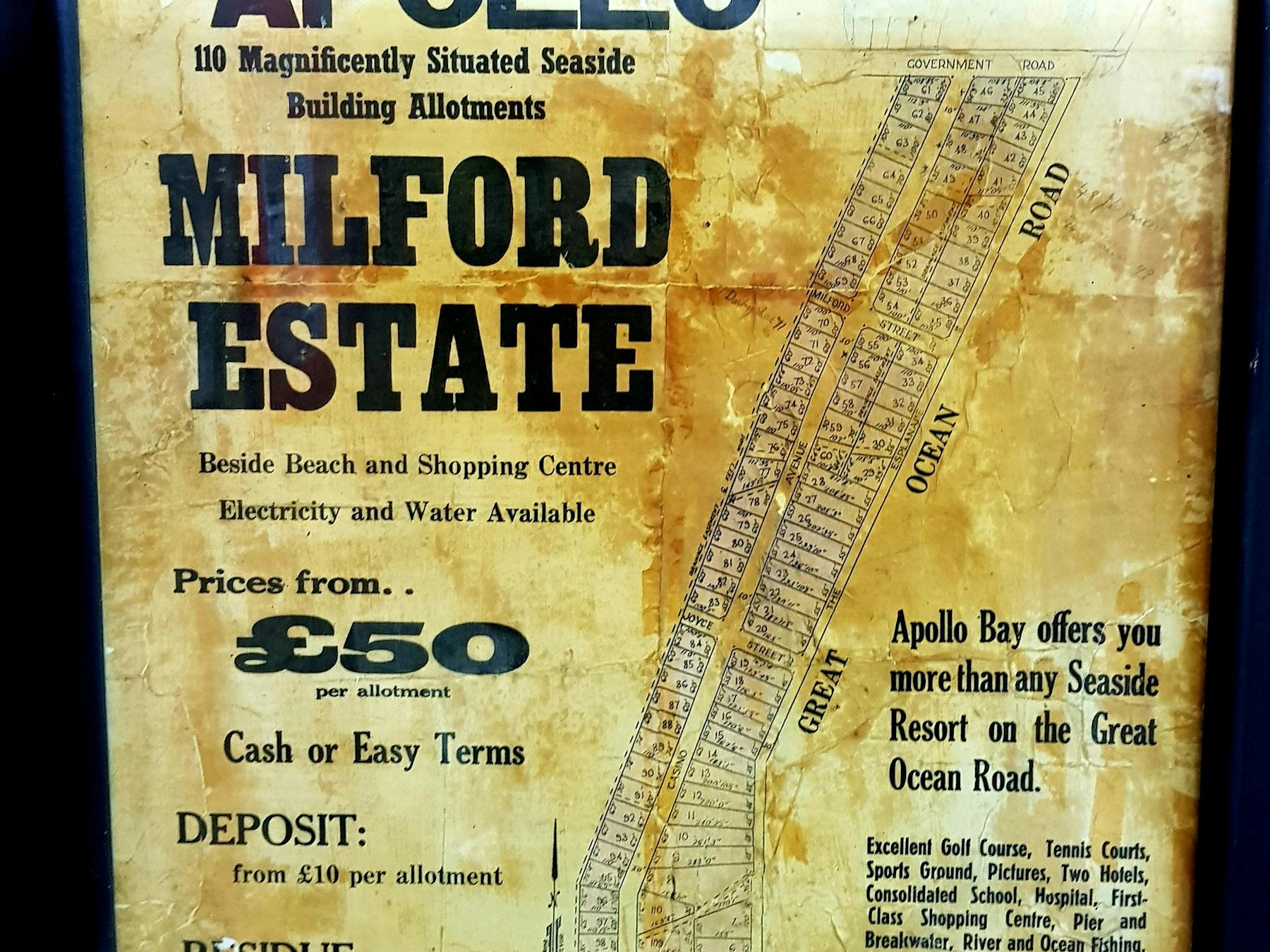 Land sale advertisement