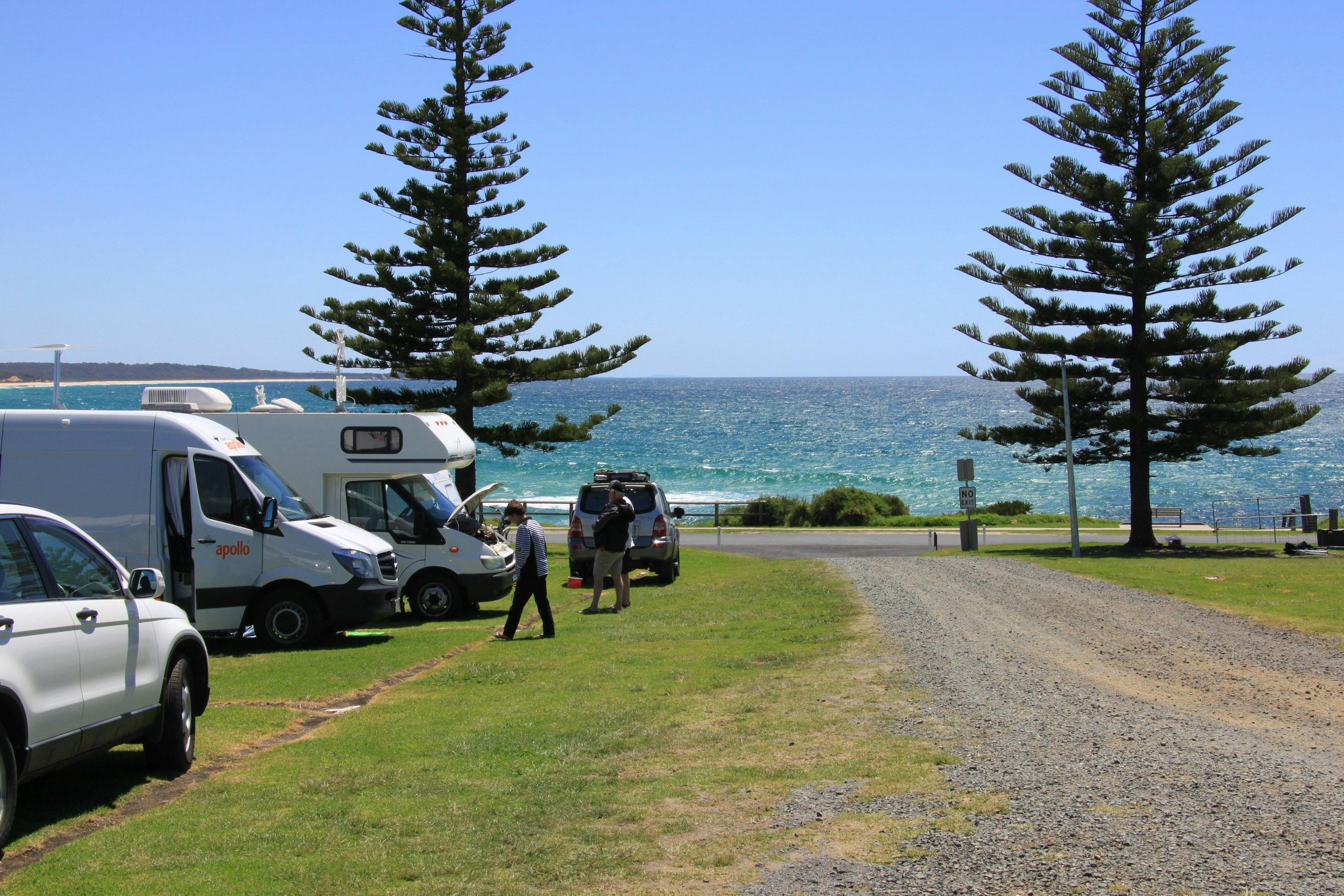 Camping at Dalmeny