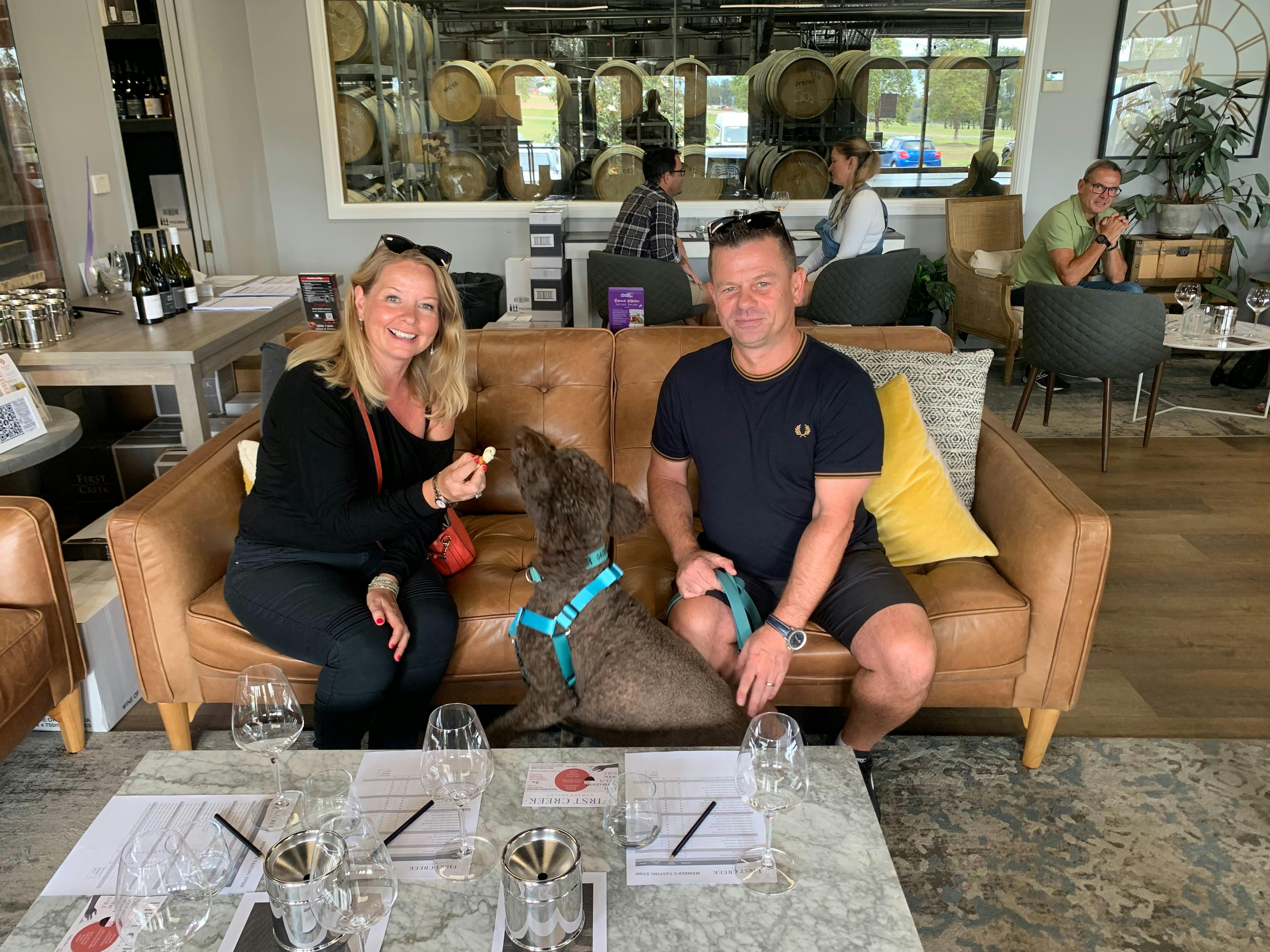 Dog friendly wine tour Hunter Valley