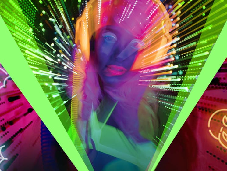 Fluro face in graphics