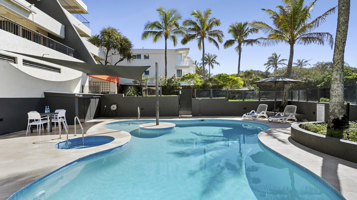 Pool and spa area